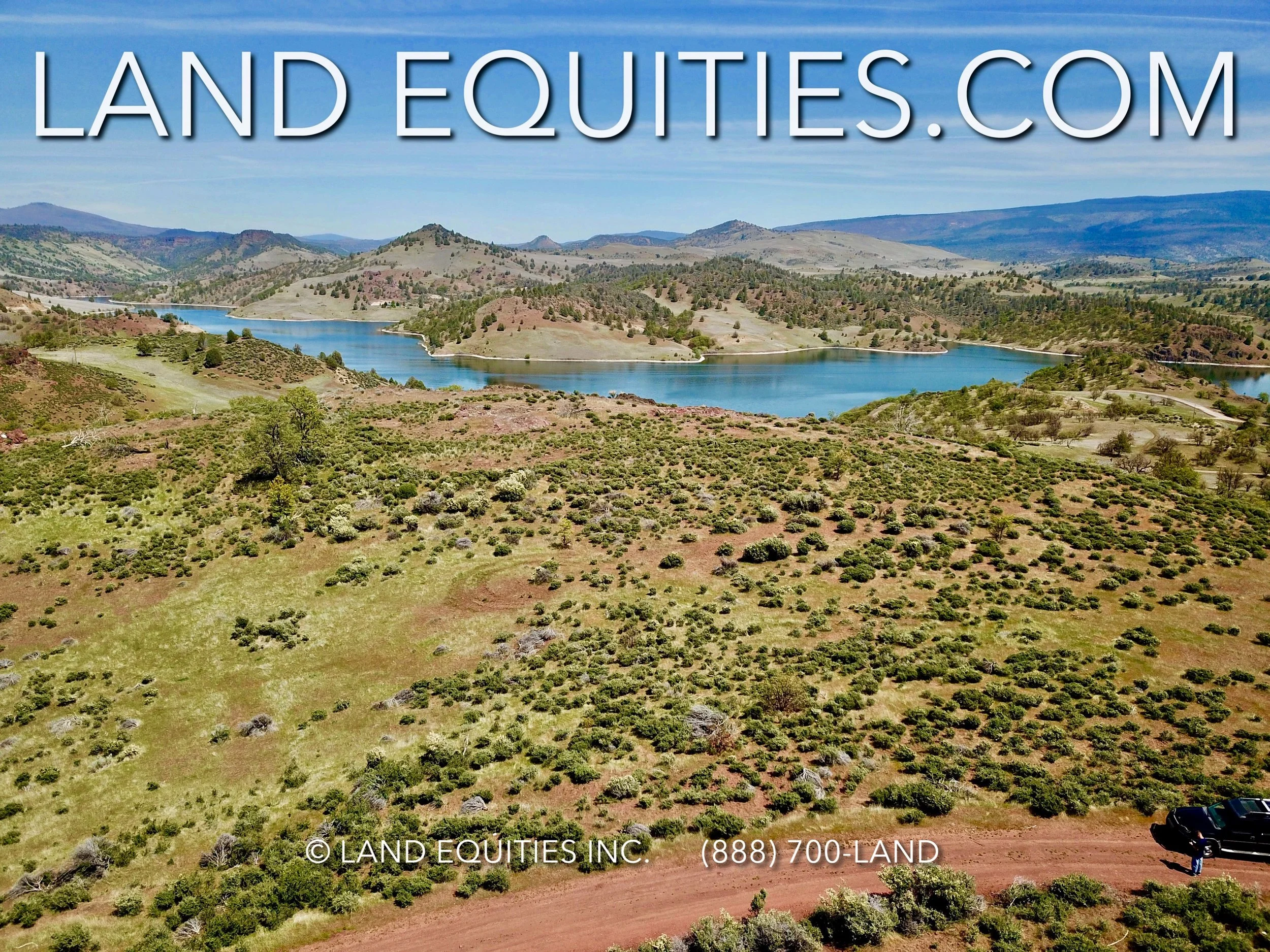 LAND EQUITIES — BREATHTAKING 360° VIEWS! 2.7 ACRE HILLTOP OVERLOOKING