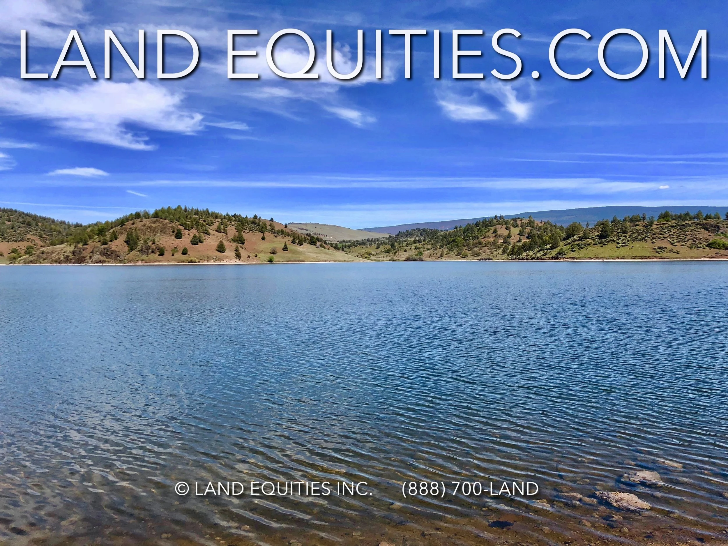 LAND EQUITIES — BREATHTAKING 360° VIEWS! 2.7 ACRE HILLTOP OVERLOOKING