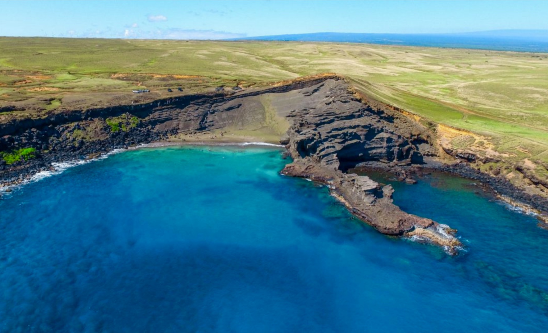 Beautiful Papakolea Green Sand Beach just a short hike away!