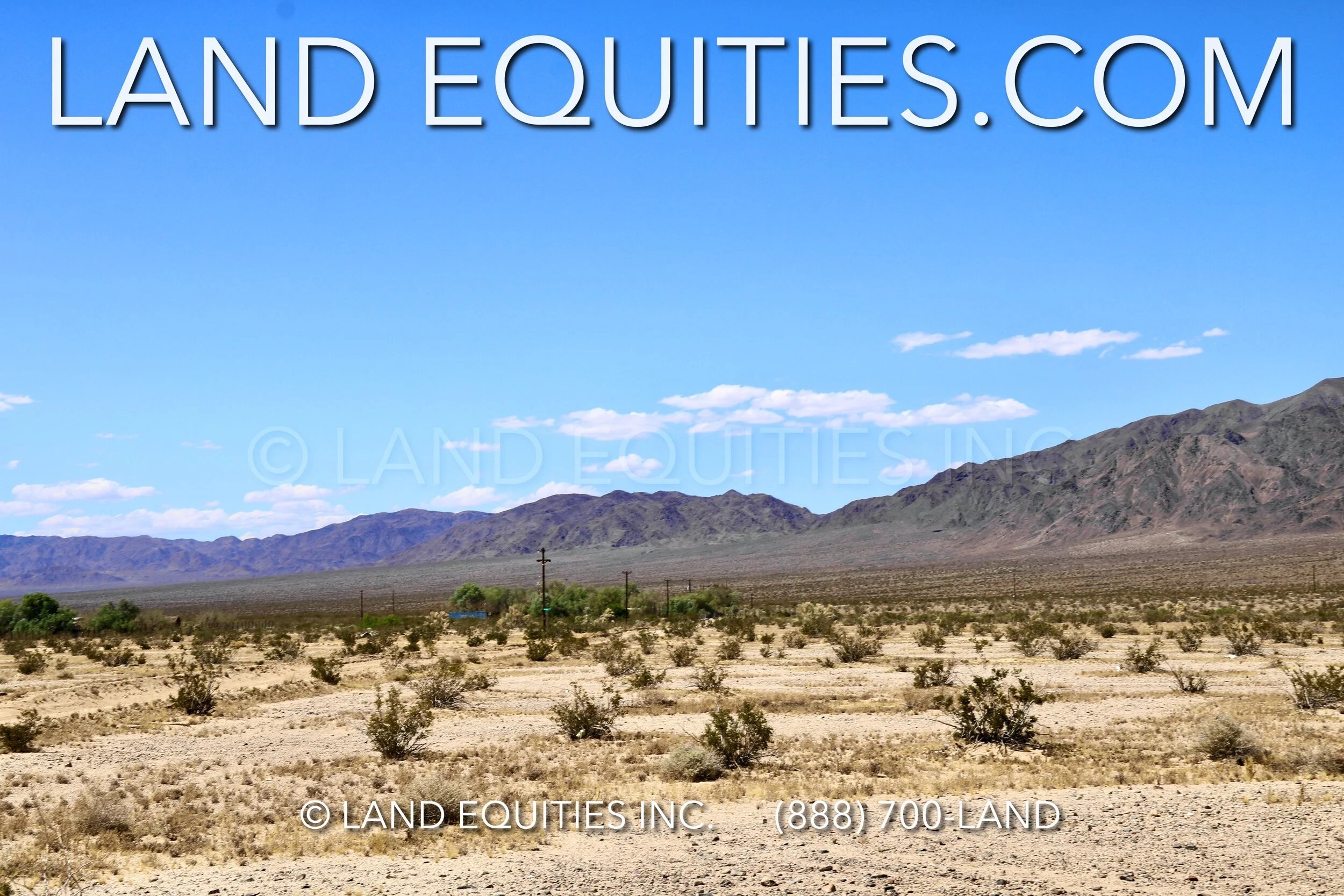 LAND EQUITIES — 2 ACRES AT THE BASE OF THE CLEGHORN LAKES WILDERNESS