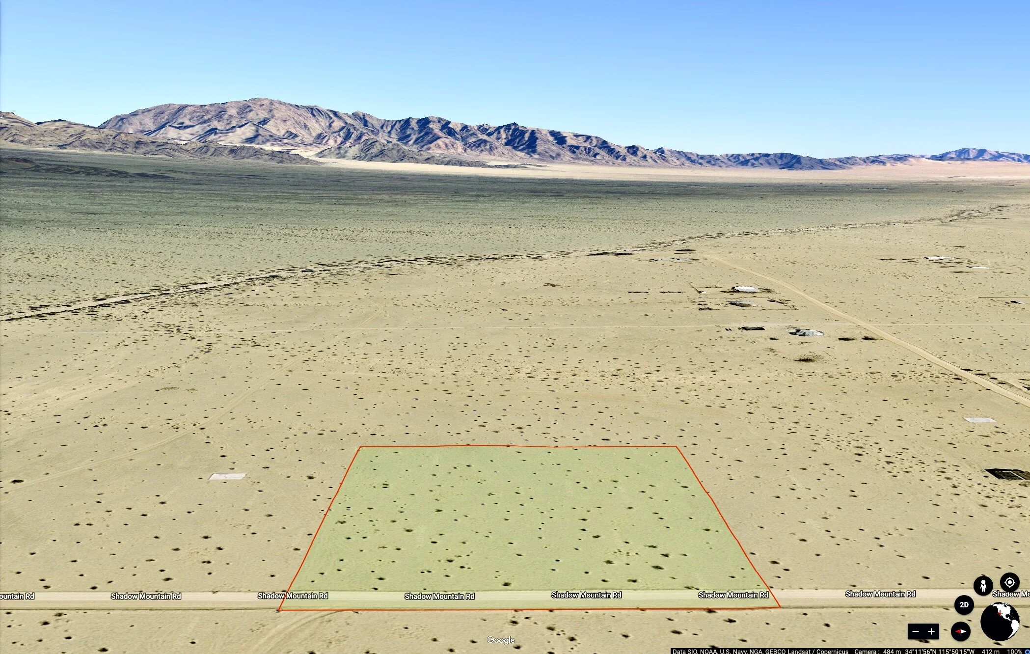 LAND EQUITIES — 2 ACRES AT THE BASE OF THE CLEGHORN LAKES WILDERNESS