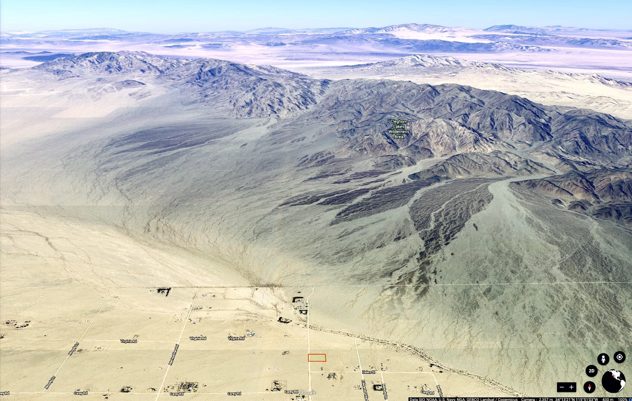 LAND EQUITIES — 2 ACRES AT THE BASE OF THE CLEGHORN LAKES WILDERNESS