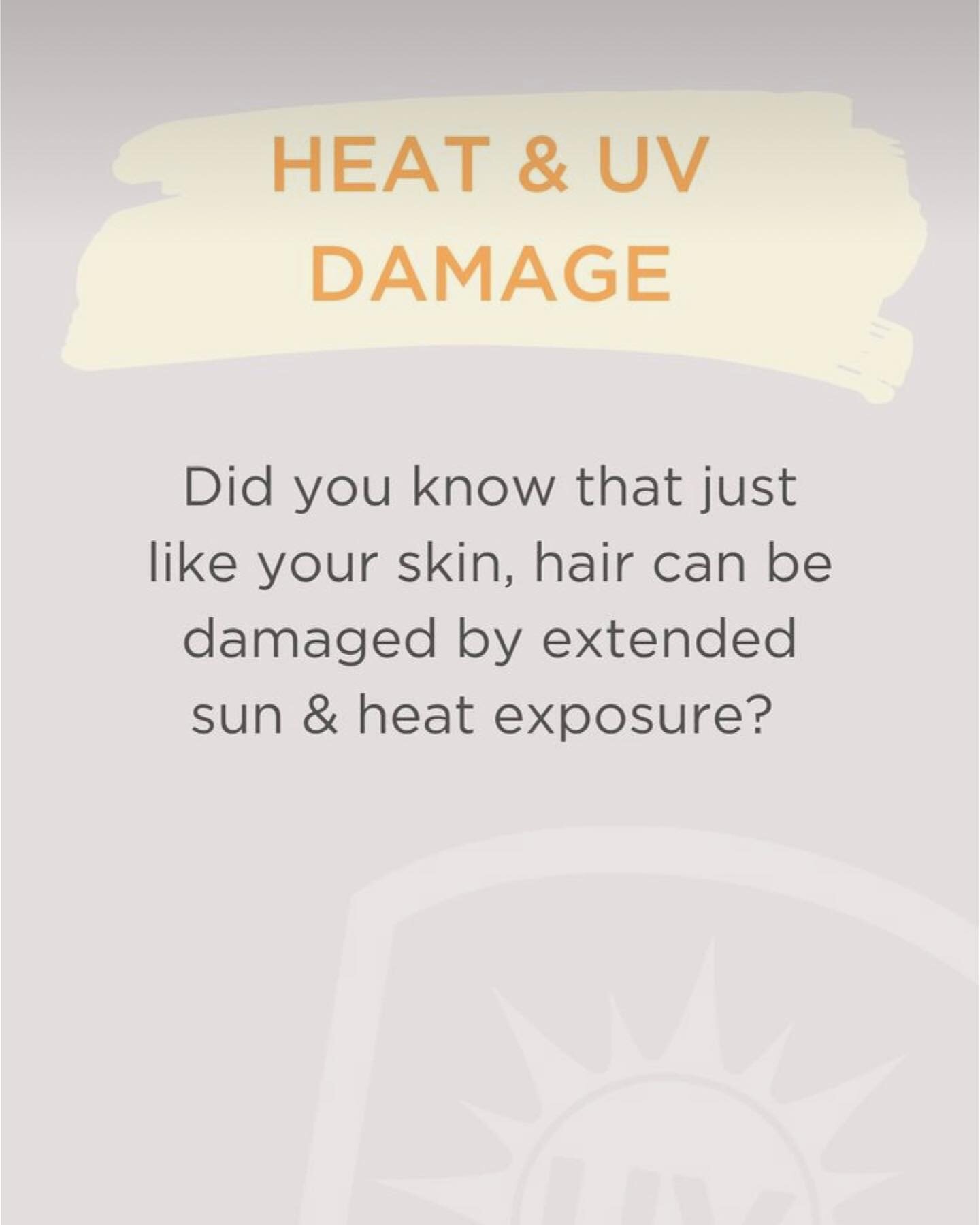 reminder to use your heat protectant when exposing your hair to sun! It keeps your hair healthy &amp; your color looking fresh! 🍭
