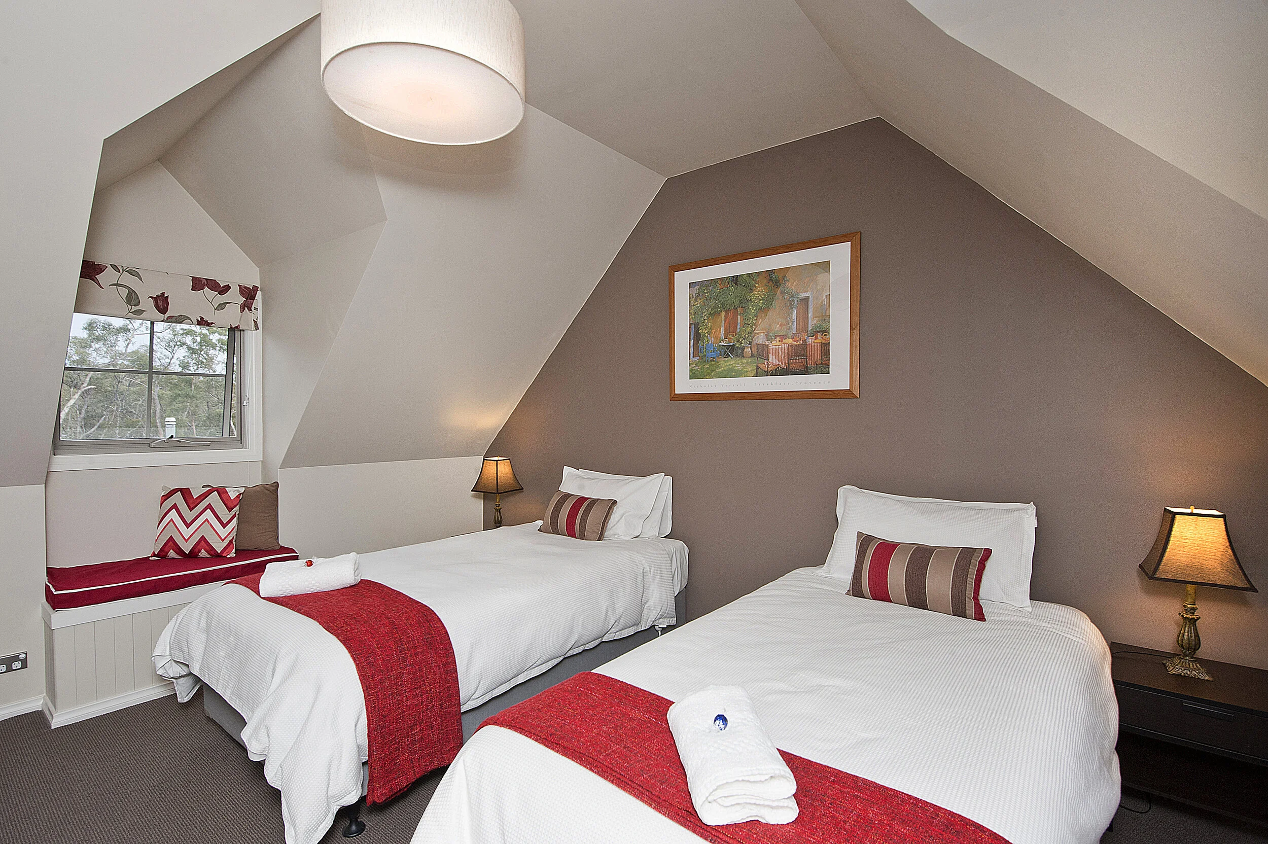 Two king single beds
