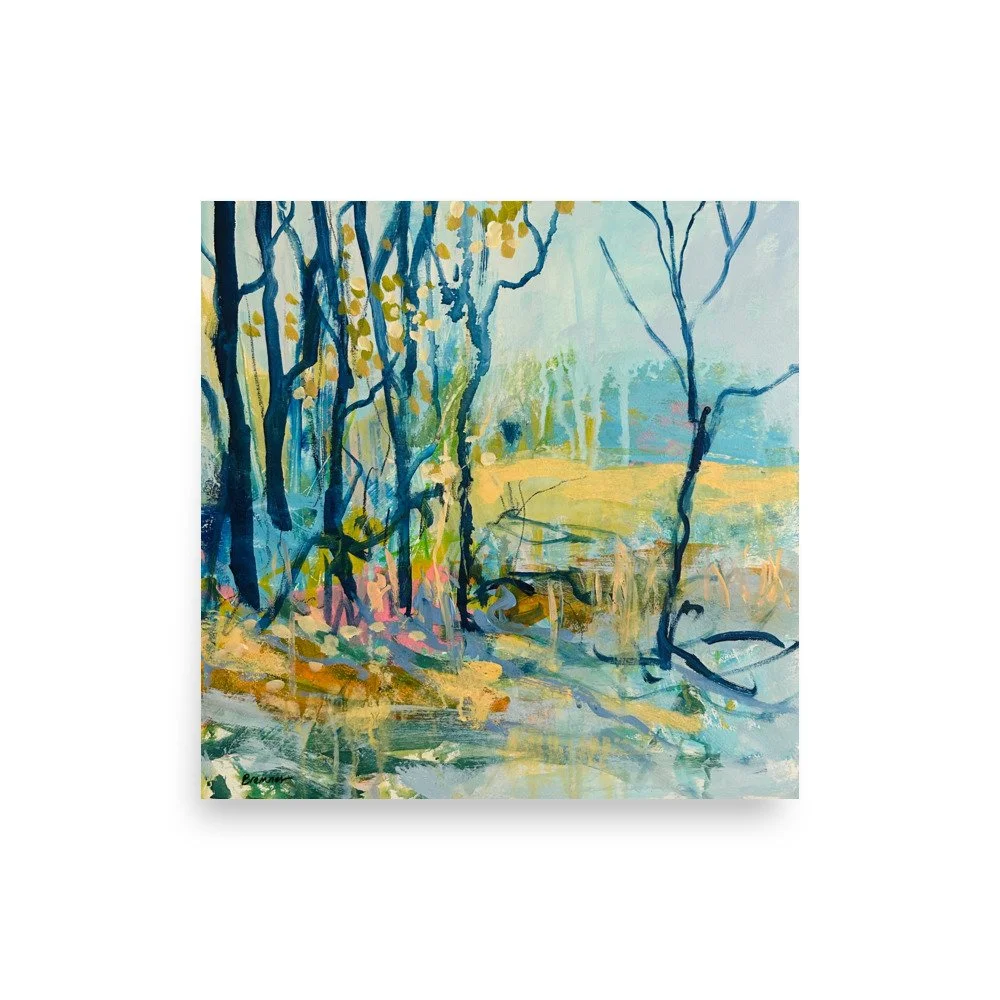 Soft Earth Silent Sky Art Print