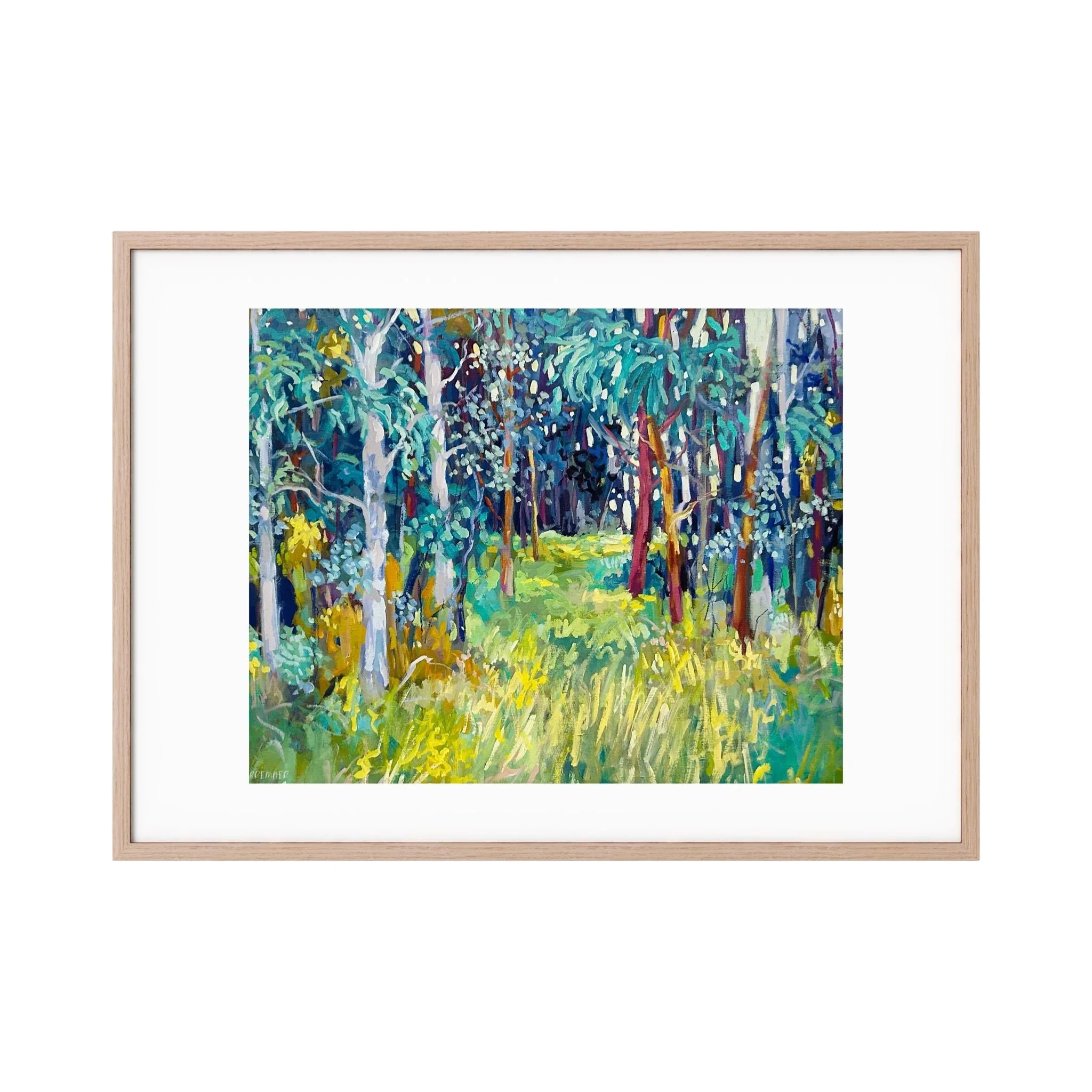 The Path Between, Framed Fine Art Print