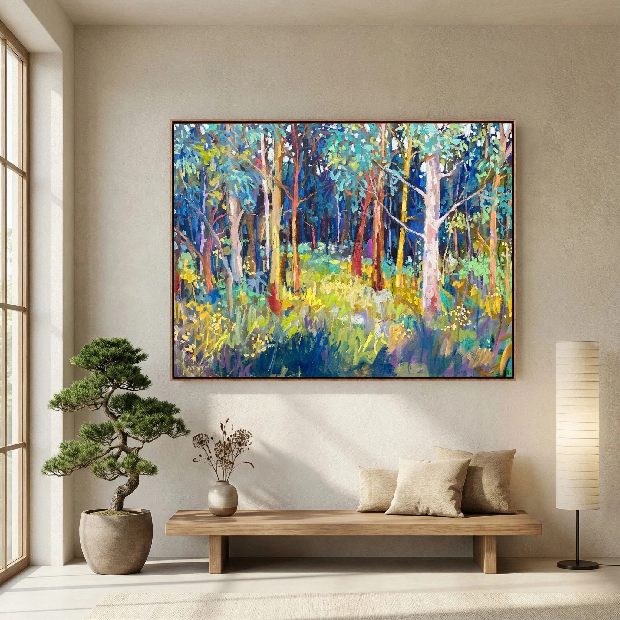 My Safe Haven, Framed Canvas Print
