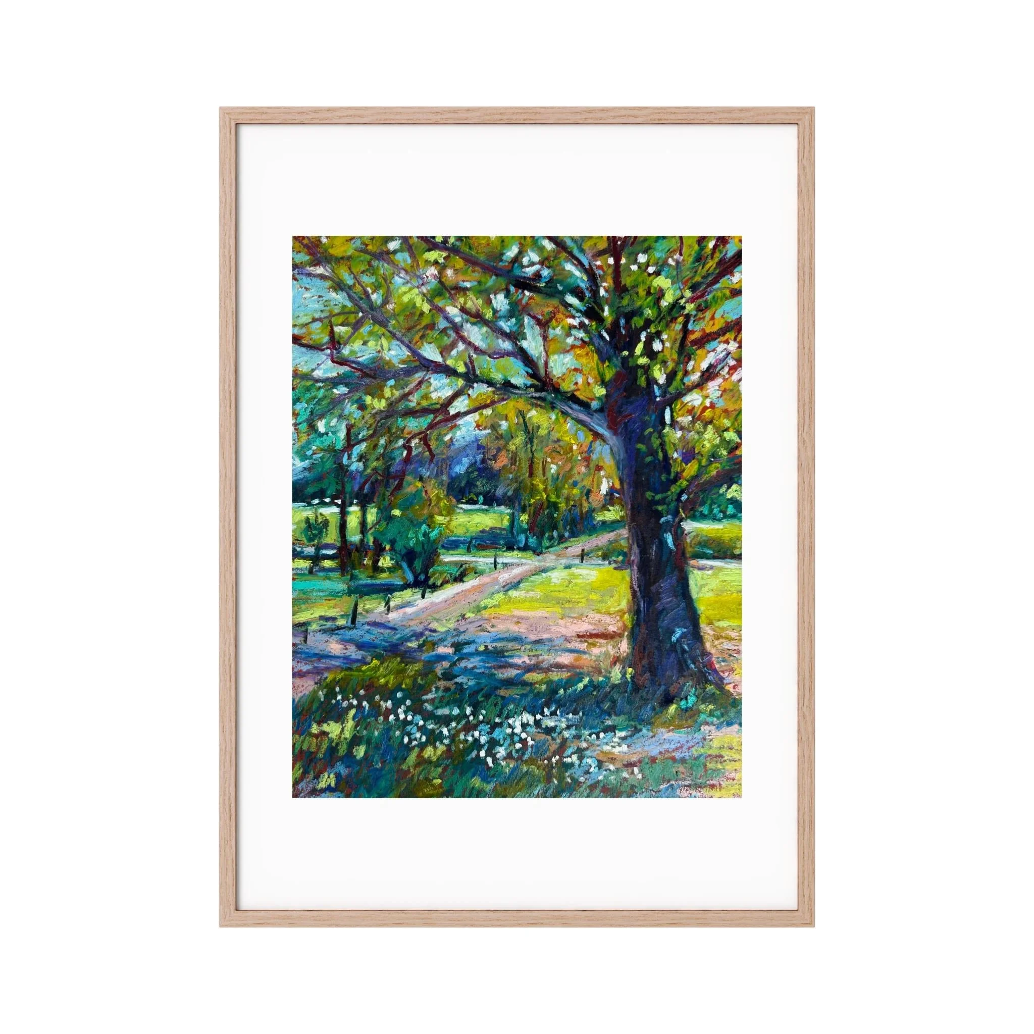 Springtime Walk, Framed Fine Art Print