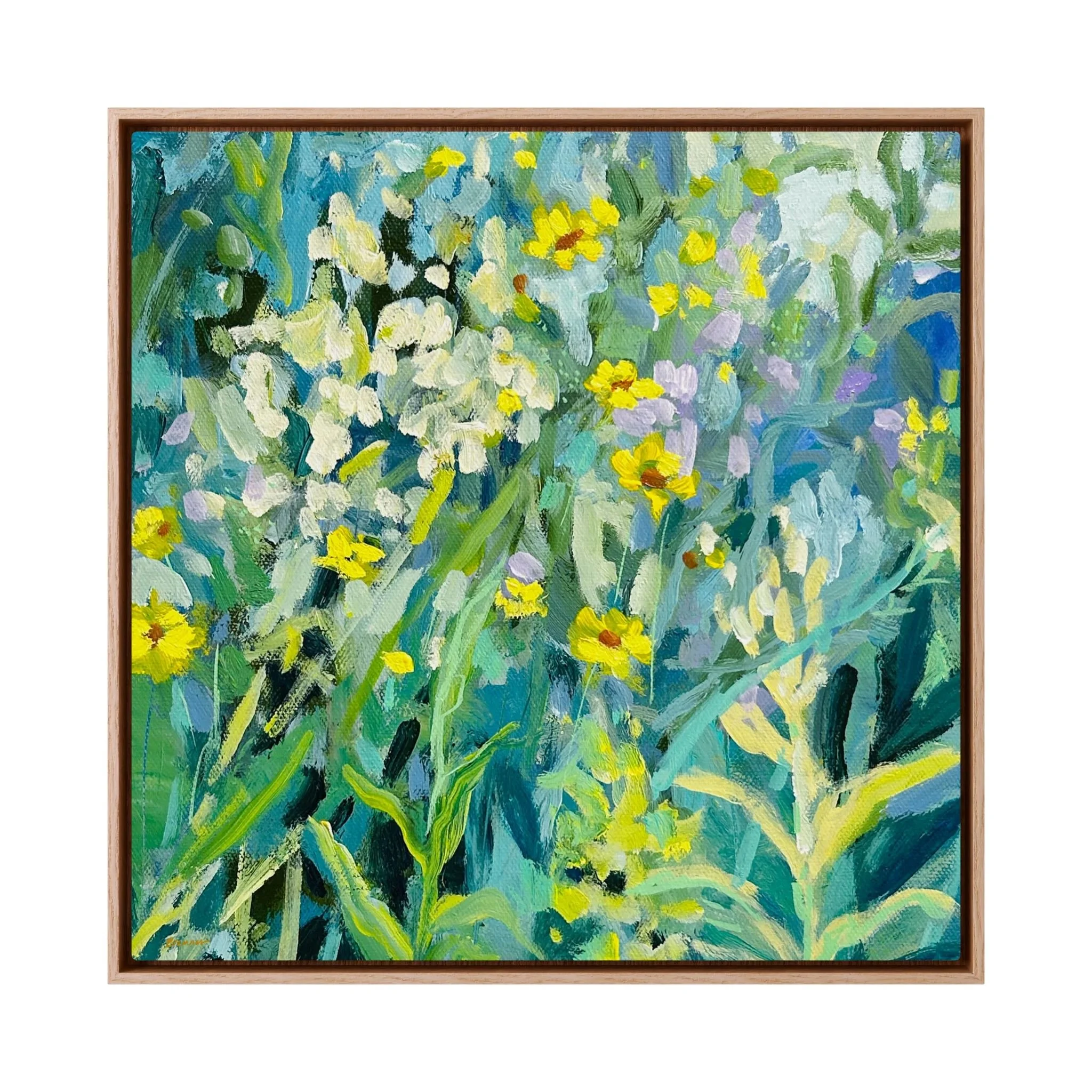 A Soft Place, Framed Canvas Print