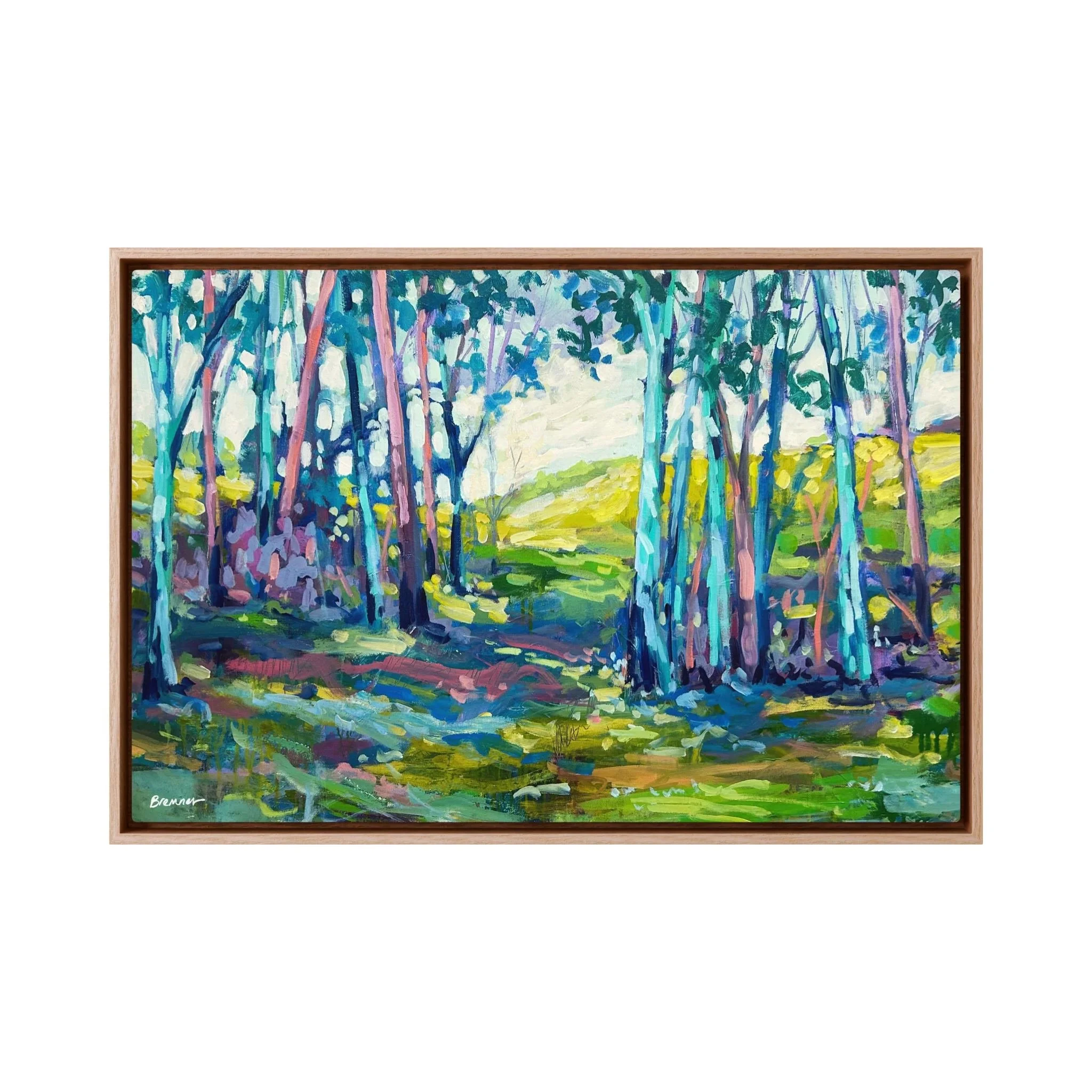 For A Few Moments, Framed Canvas Print