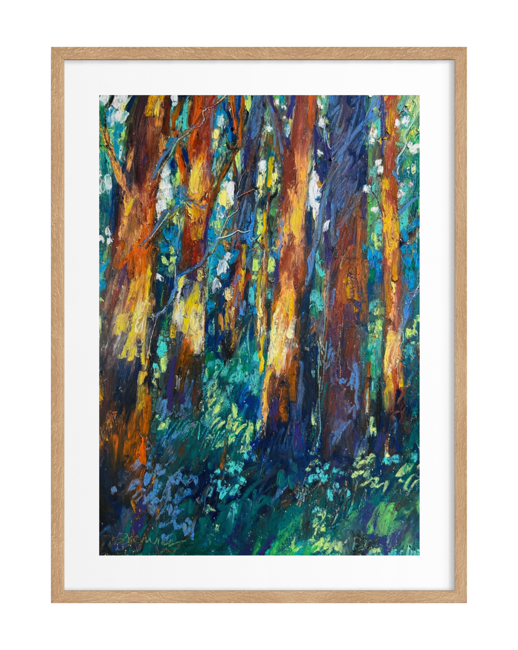 Sunlit Forest Print