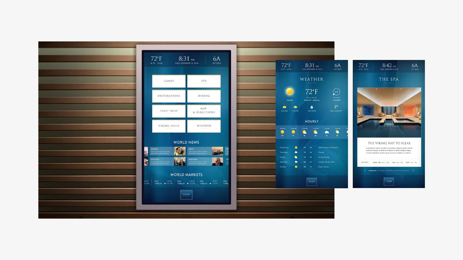 Viking Cruises: My Viking Journey Rivers Dashboard