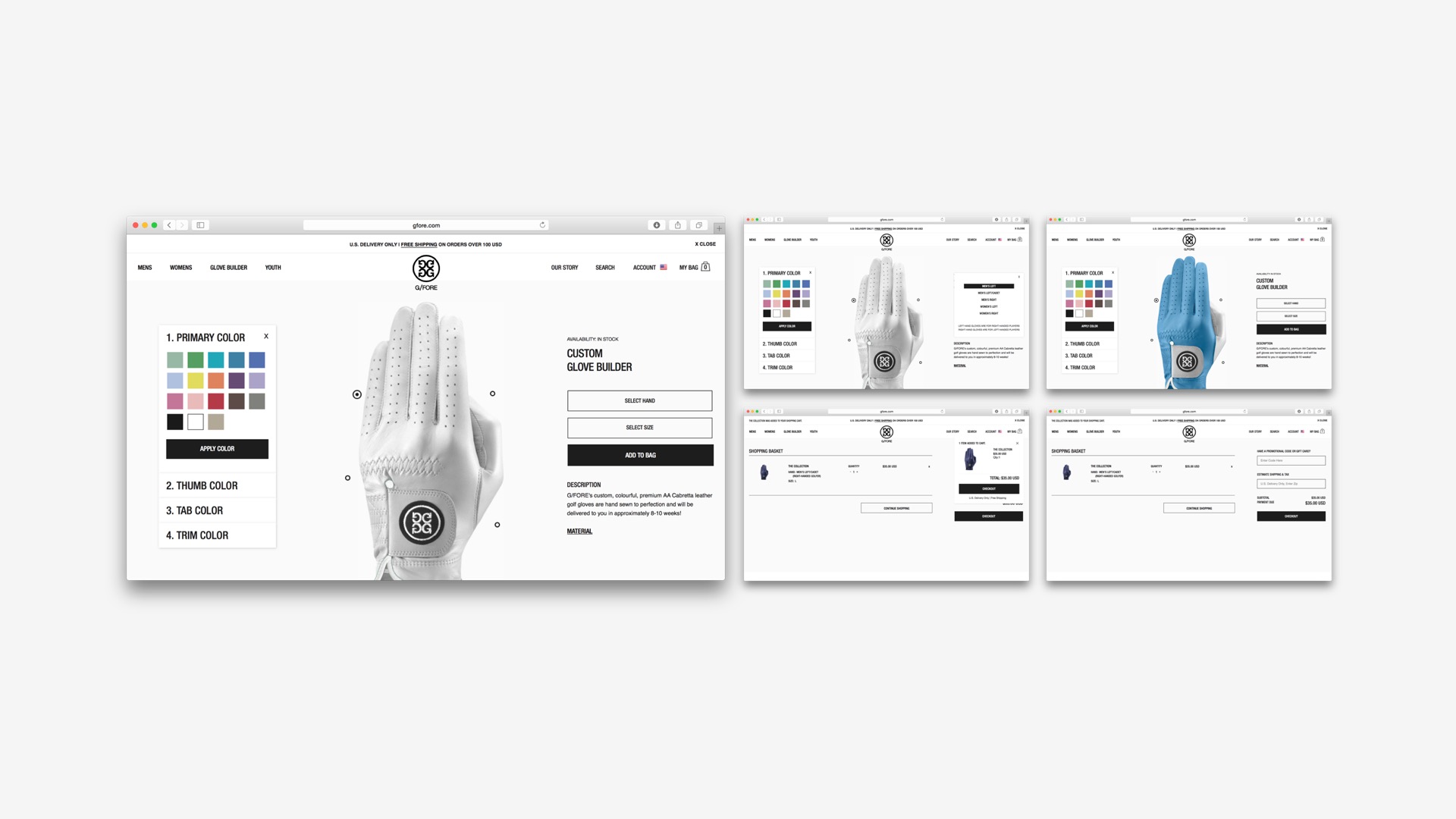 G/Fore: Magento Shopping Cart/Checkout Process