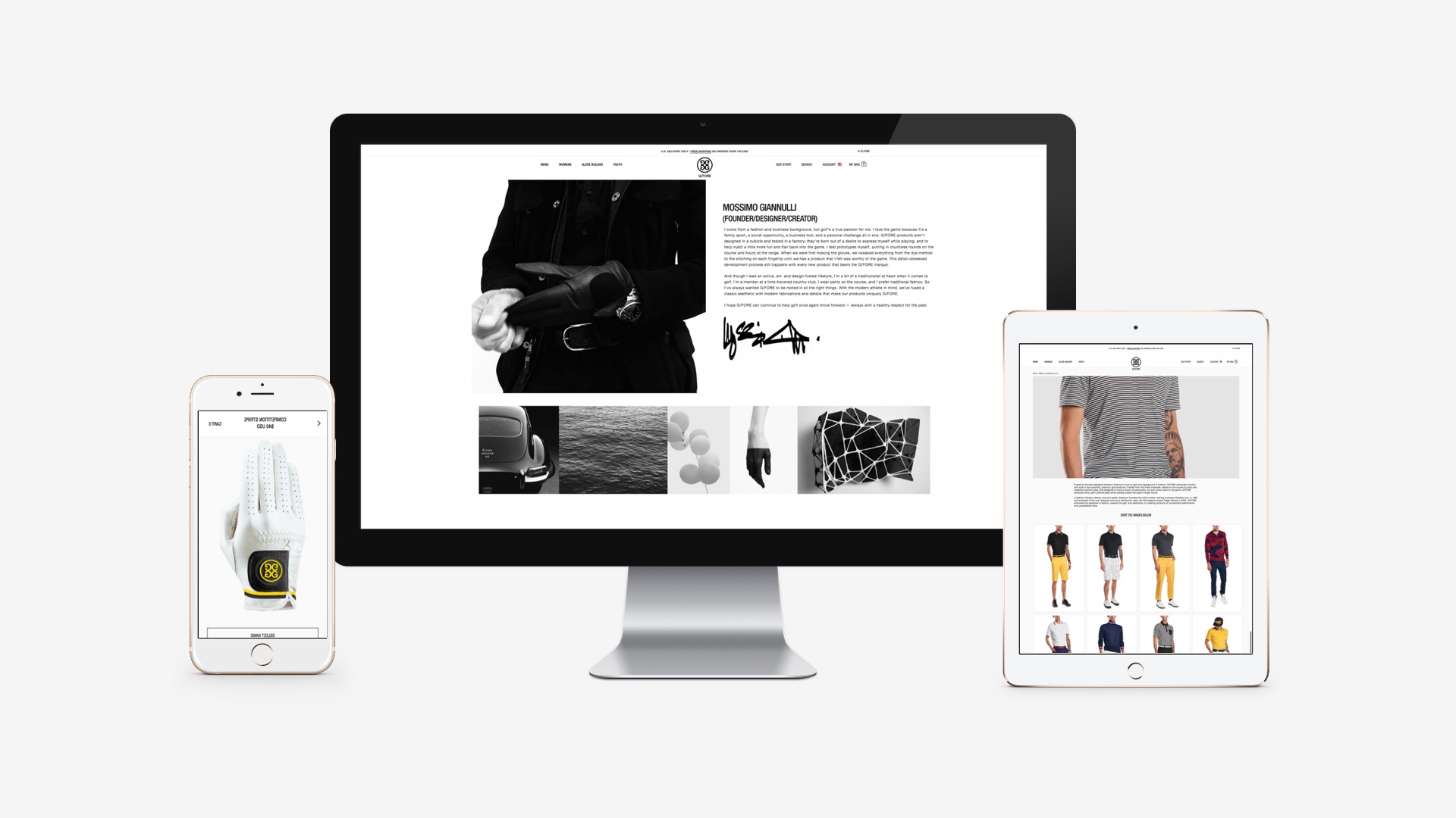 G/Fore: Magento E-Commerce Website Development