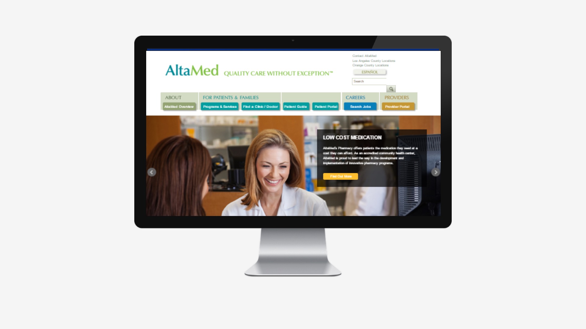 AltaMed: Campaign Landing Page Development