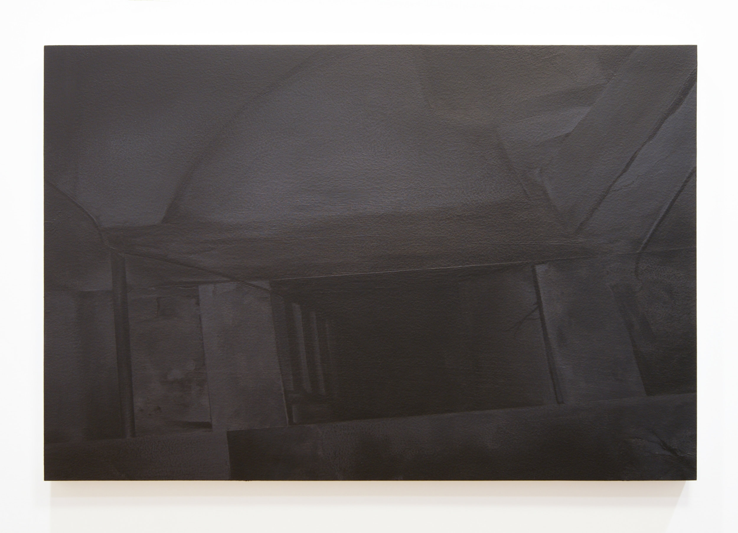  Hideout, 2015  Acrylic on panel, 24 x 36 inches 