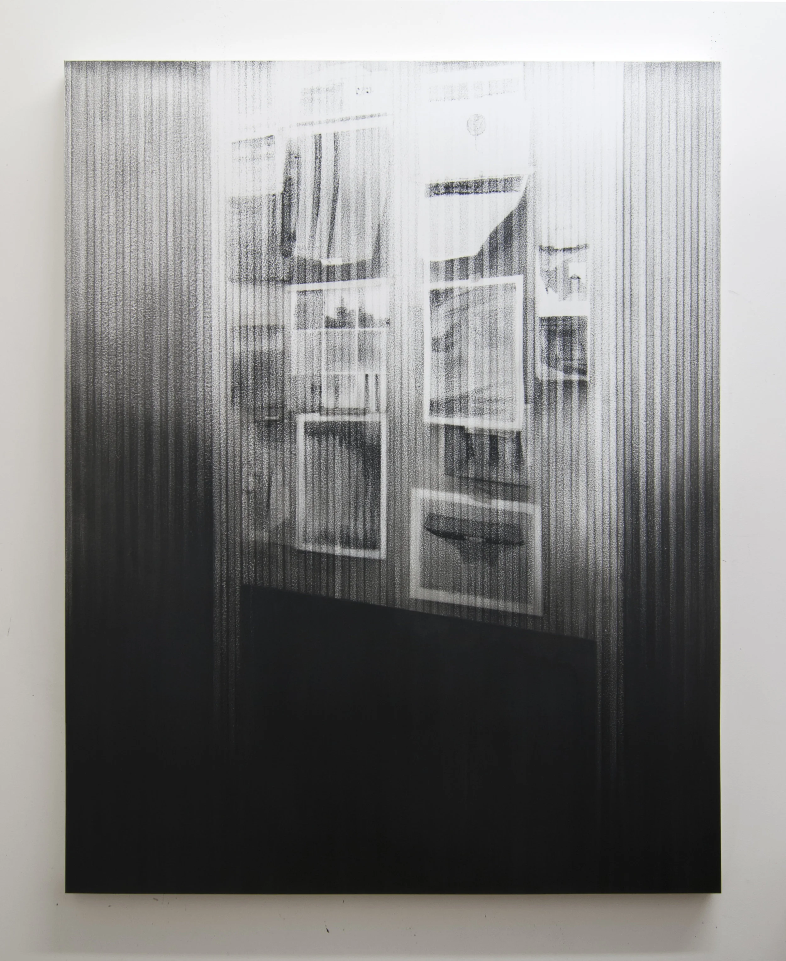 Watch List, 2015 Acrylic on panel, 56 x 44 inches