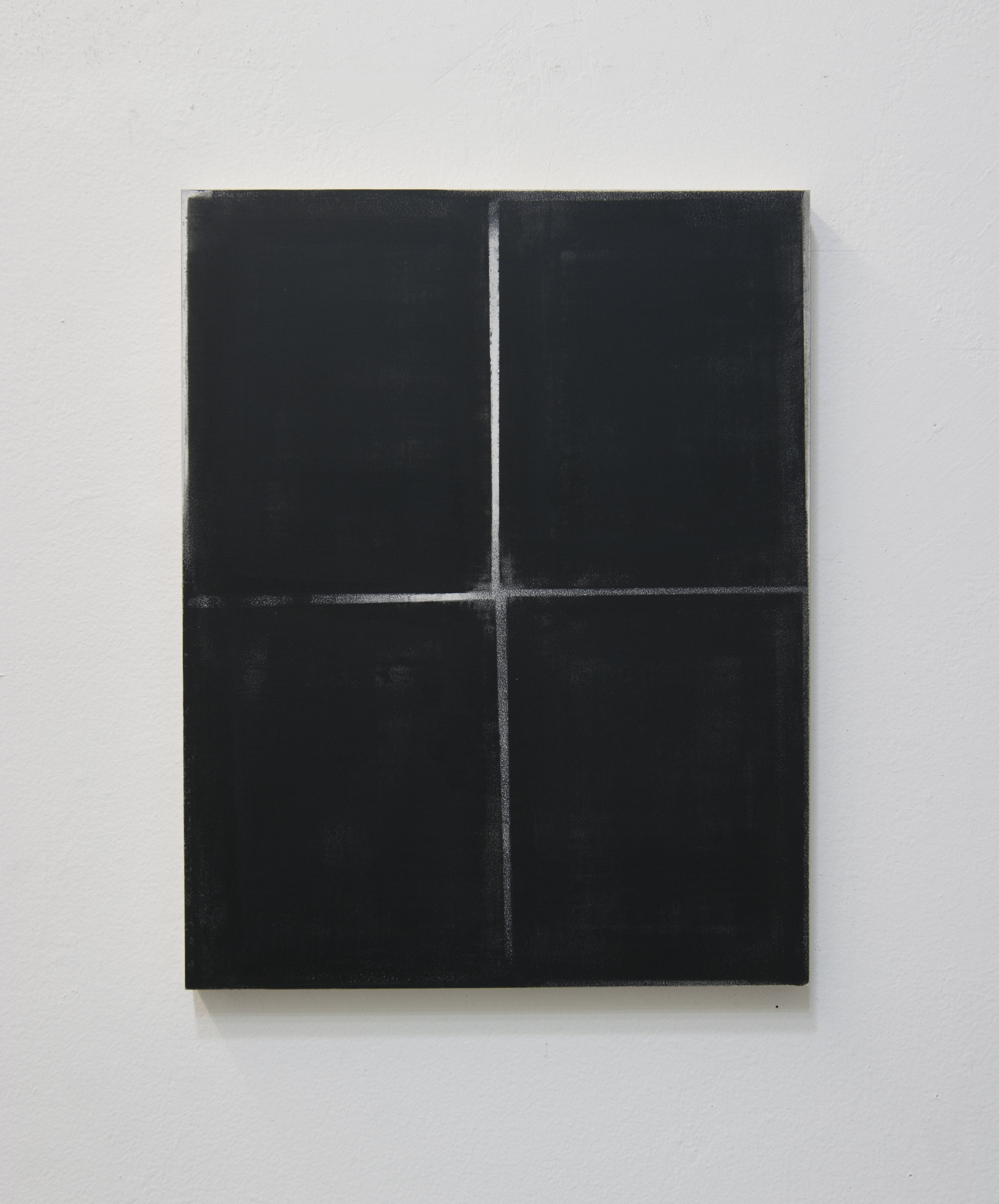  Untitled (Quadrants), 2012  Acrylic on panel, 14 x 11 inches 
