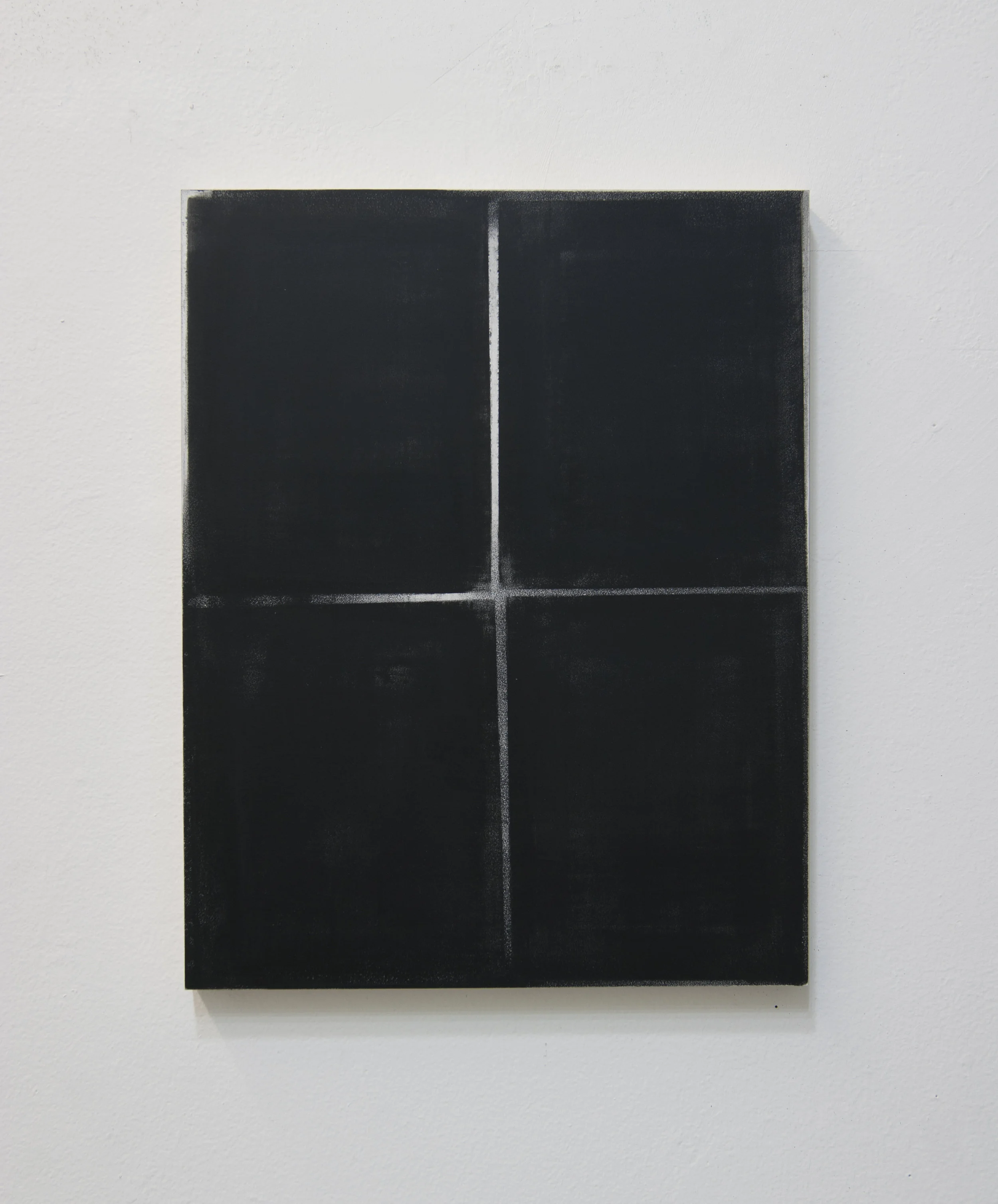 Untitled (Quadrants), 2012 Acrylic on panel, 14 x 11 inches