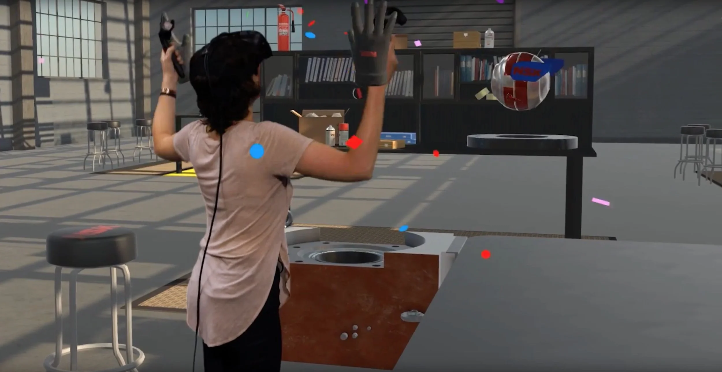 Successful ending to the completion of the NSK VR game
