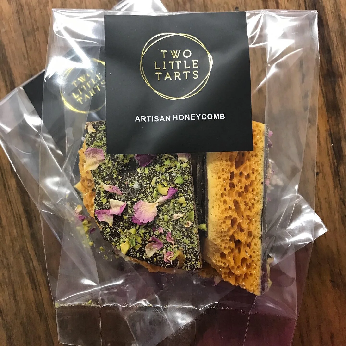 Rose Petal + Pistachio Honeycomb