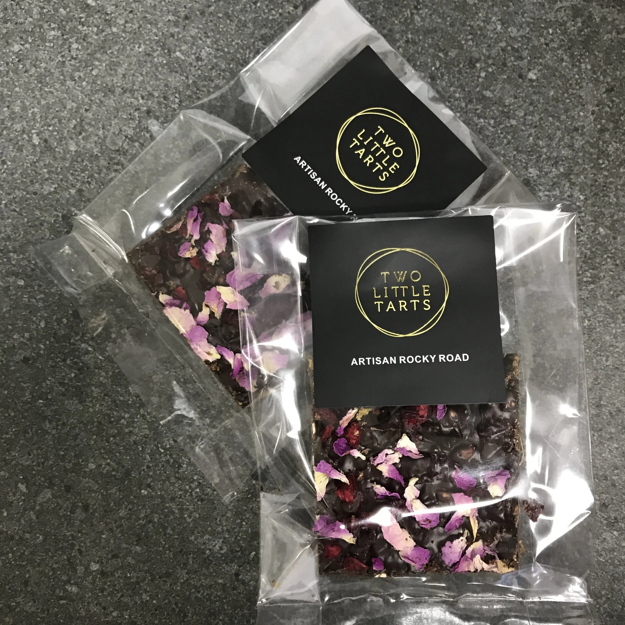 Dark Chocolate Rocky Road 100g Cherry Rose.JPG
