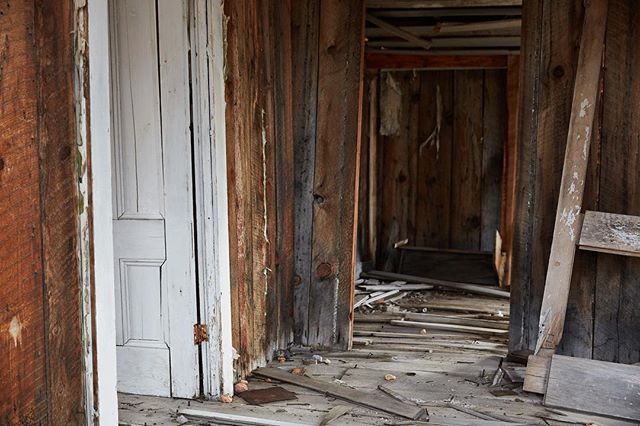 Worn out interior out in Bodie this past Winter.