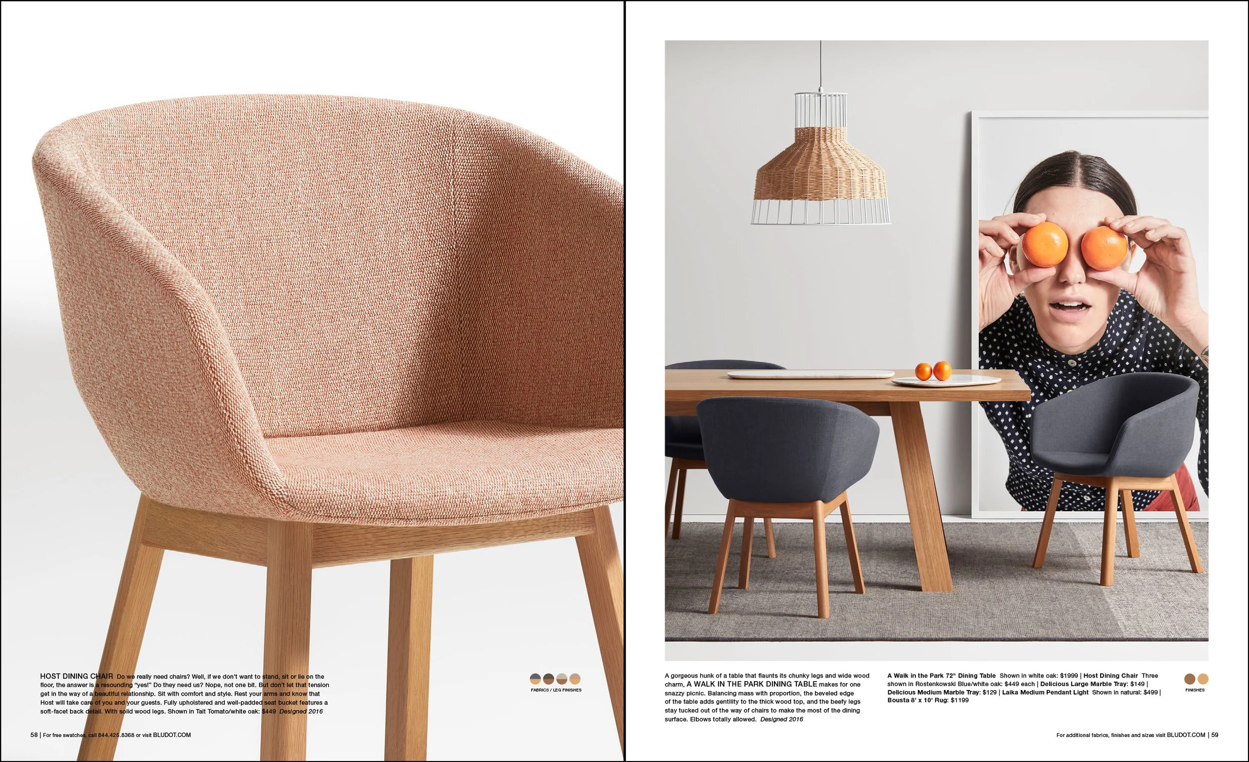 blu dot host dining chair