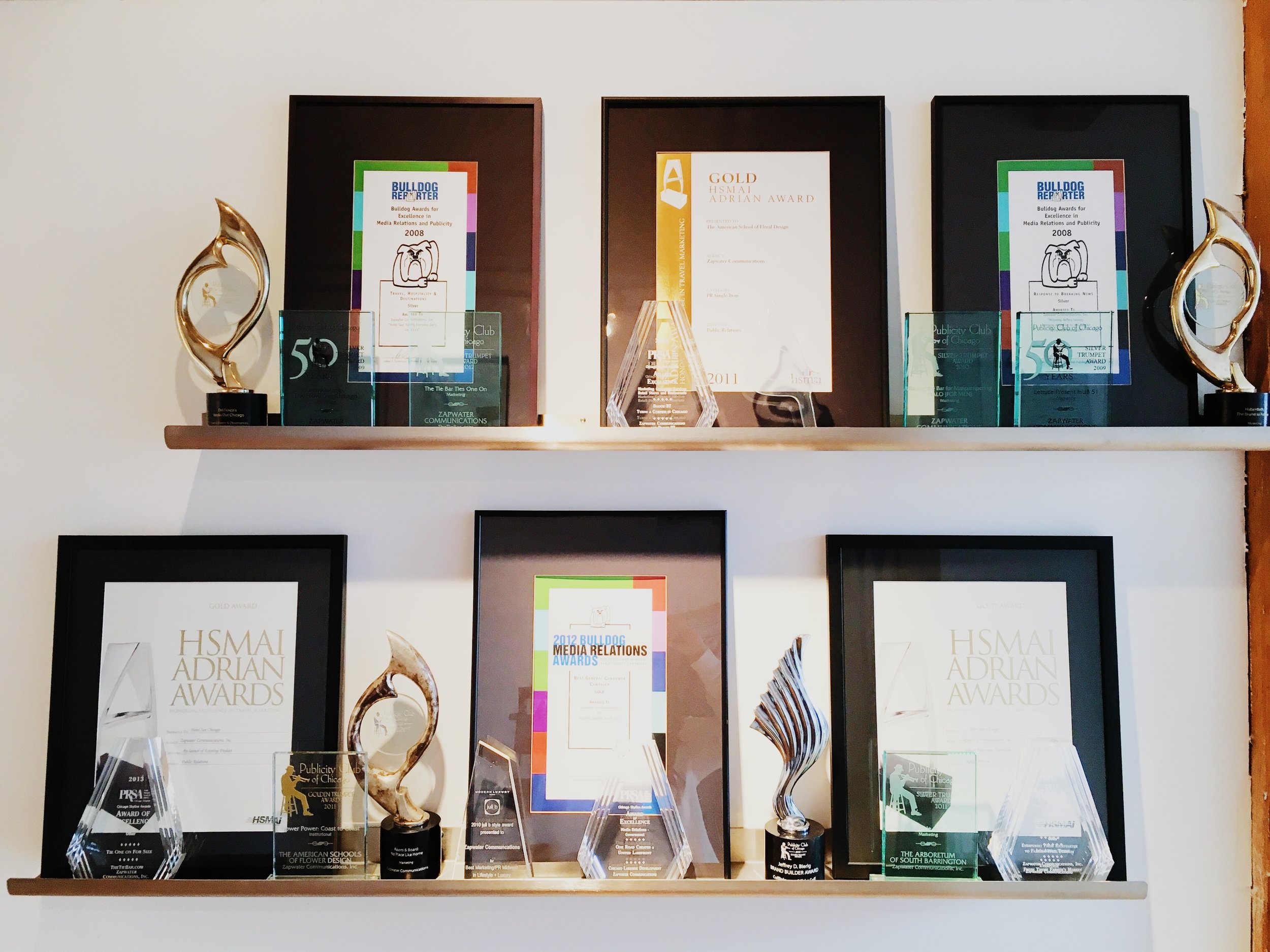 ZAPWATER ENDS YEAR WITH SIX ADDITIONAL INDUSTRY AWARDS