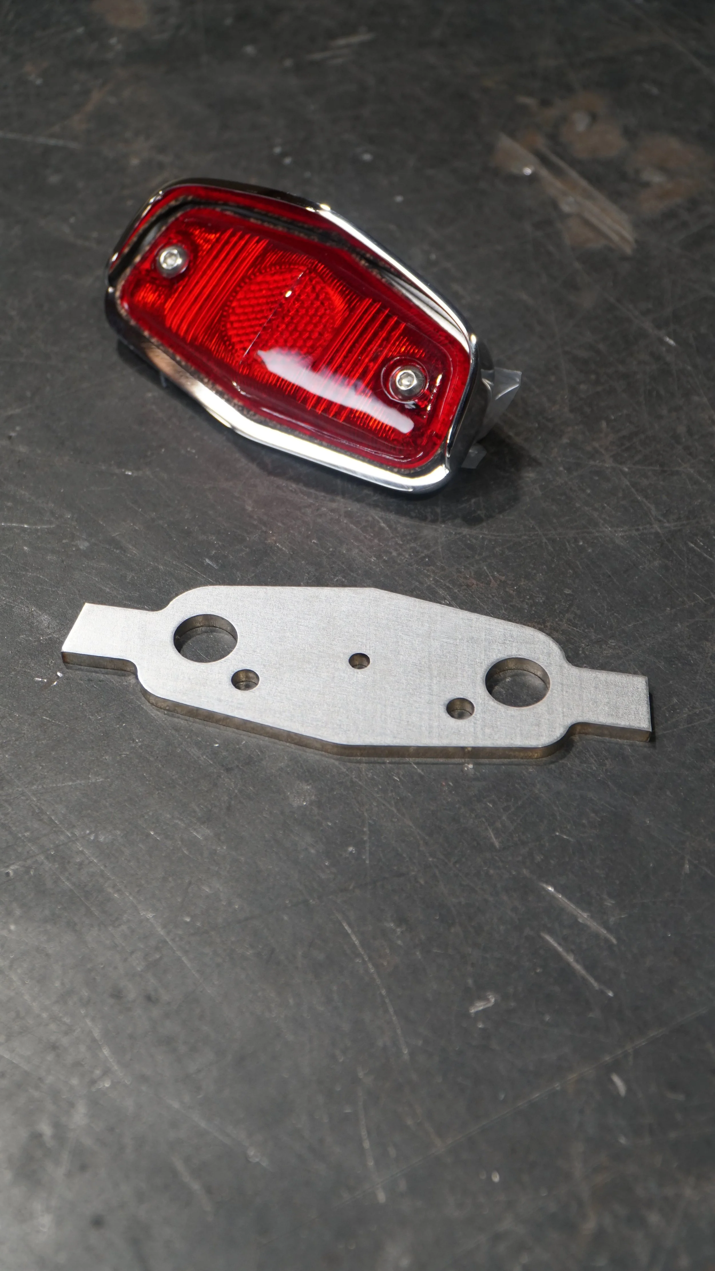 Juniors- Slim Lucas Style LED taillight (NO LICENSE PLATE- Includes weld on mount)