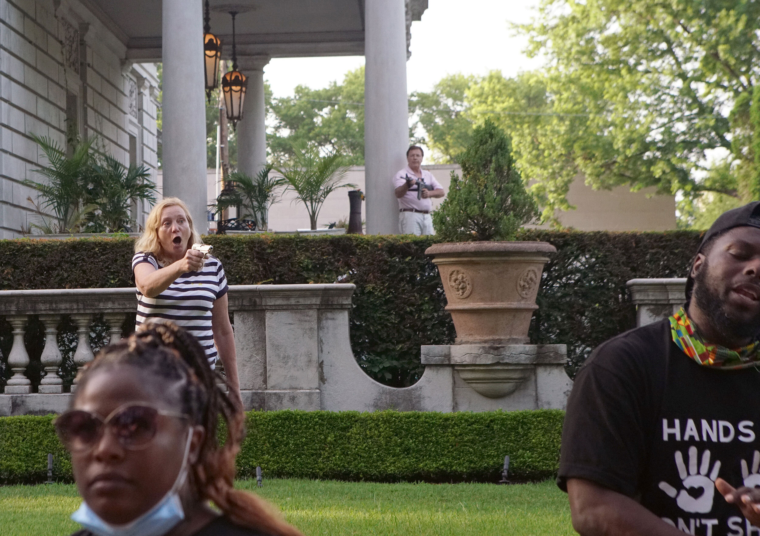 FERGUSON ORGANIZER IN VIDEO RESPONDS TO INCIDENT  WITH ARMED, WHITE ST. LOUIS COUPLE