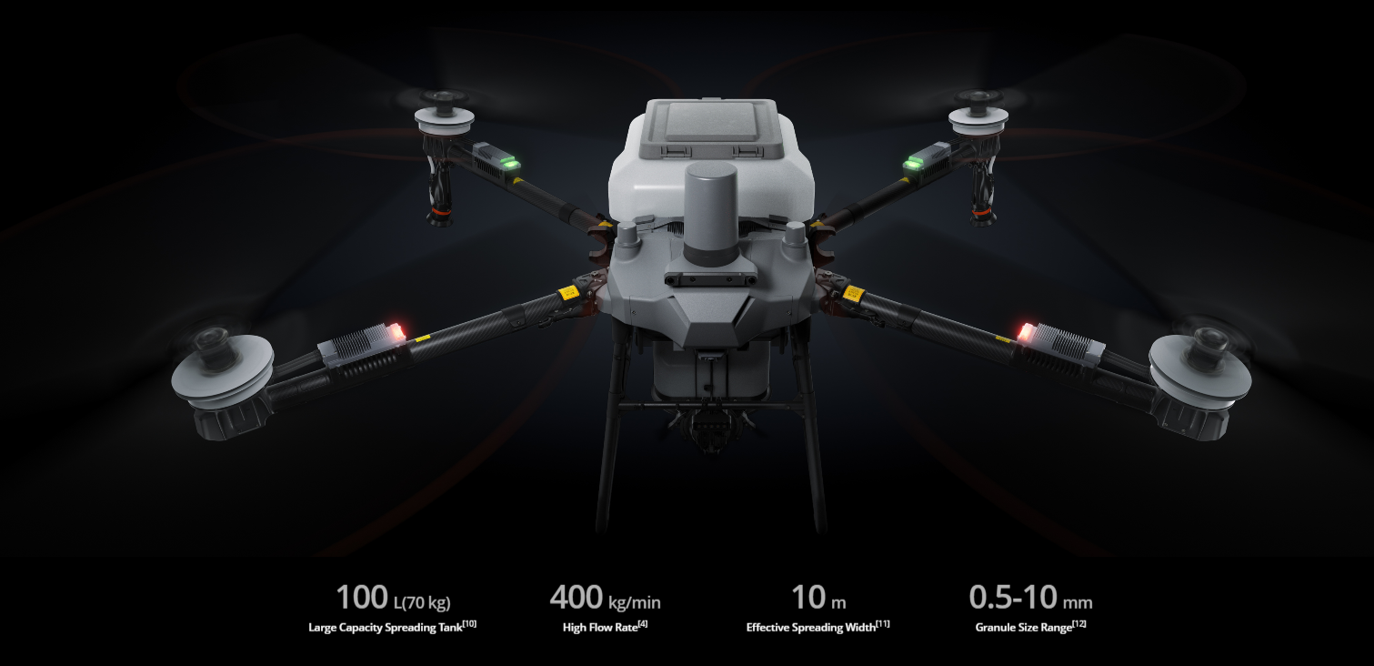 DJI AGRAS T70P: más aplicaciones por día, más margen por hectárea