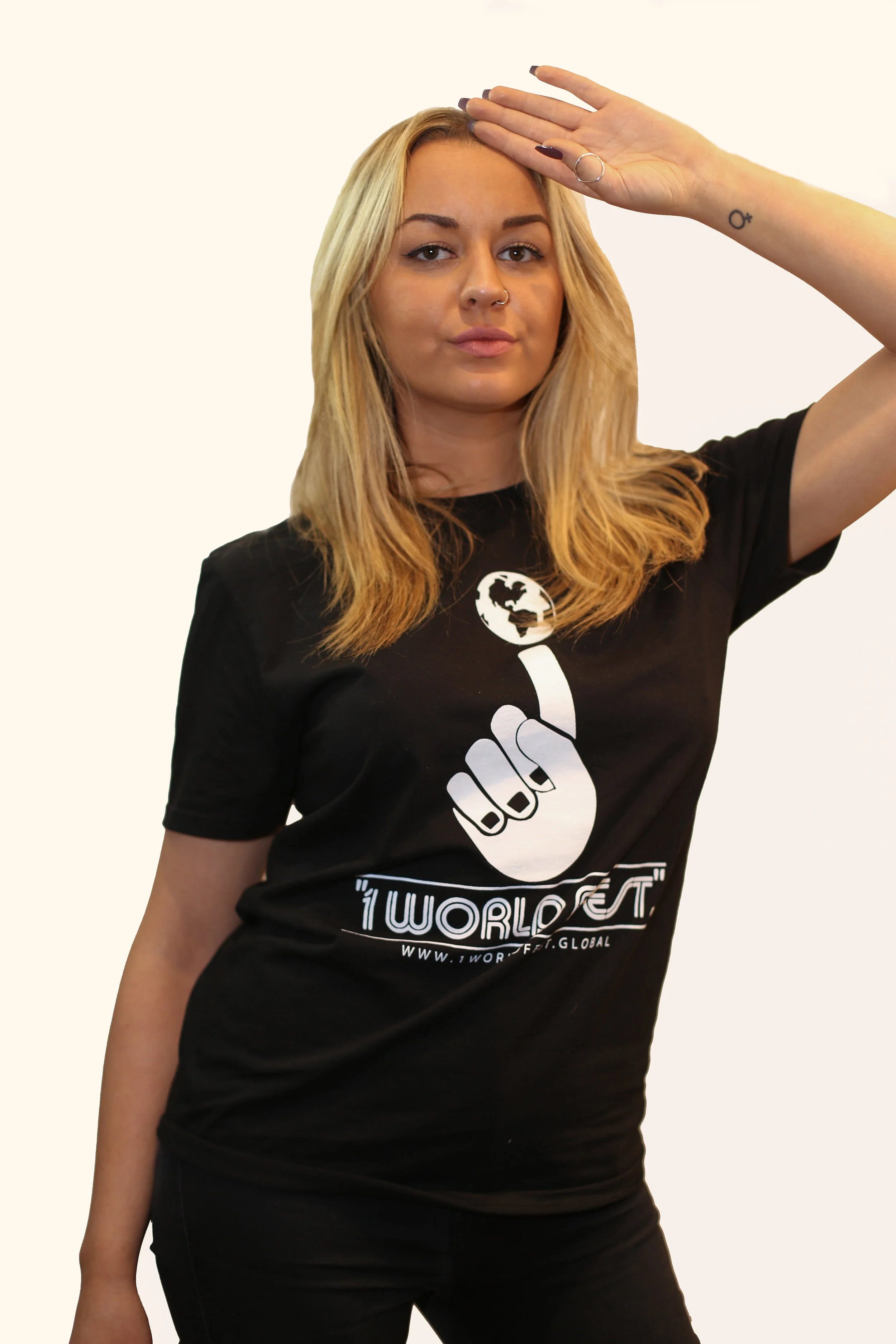 Ms. Sweden 3- "1 World FestGlobal." welcomes Johanna- a young woman of Jewish/Swedish descent.