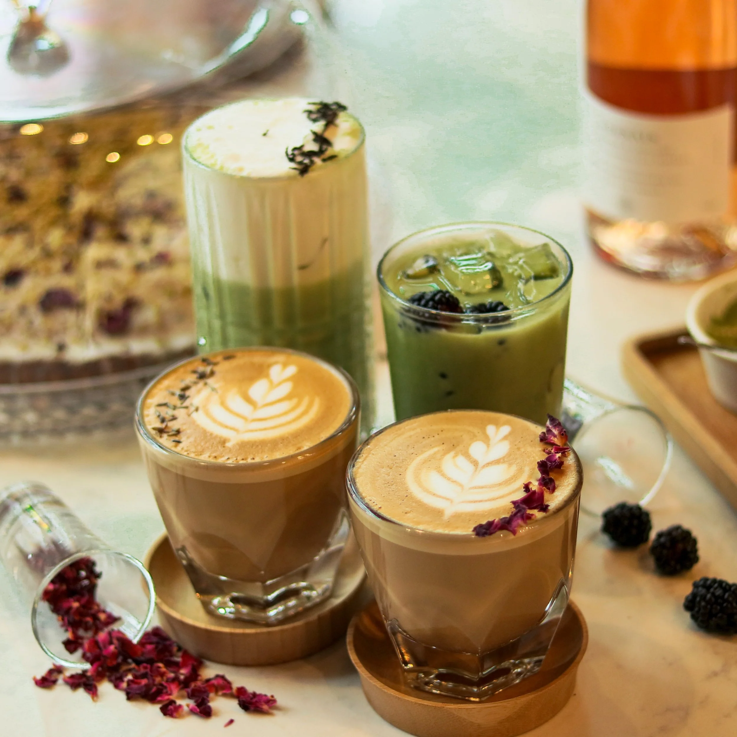 Matcha two ways, coffee two ways, one very good afternoon. 

Which one's yours?