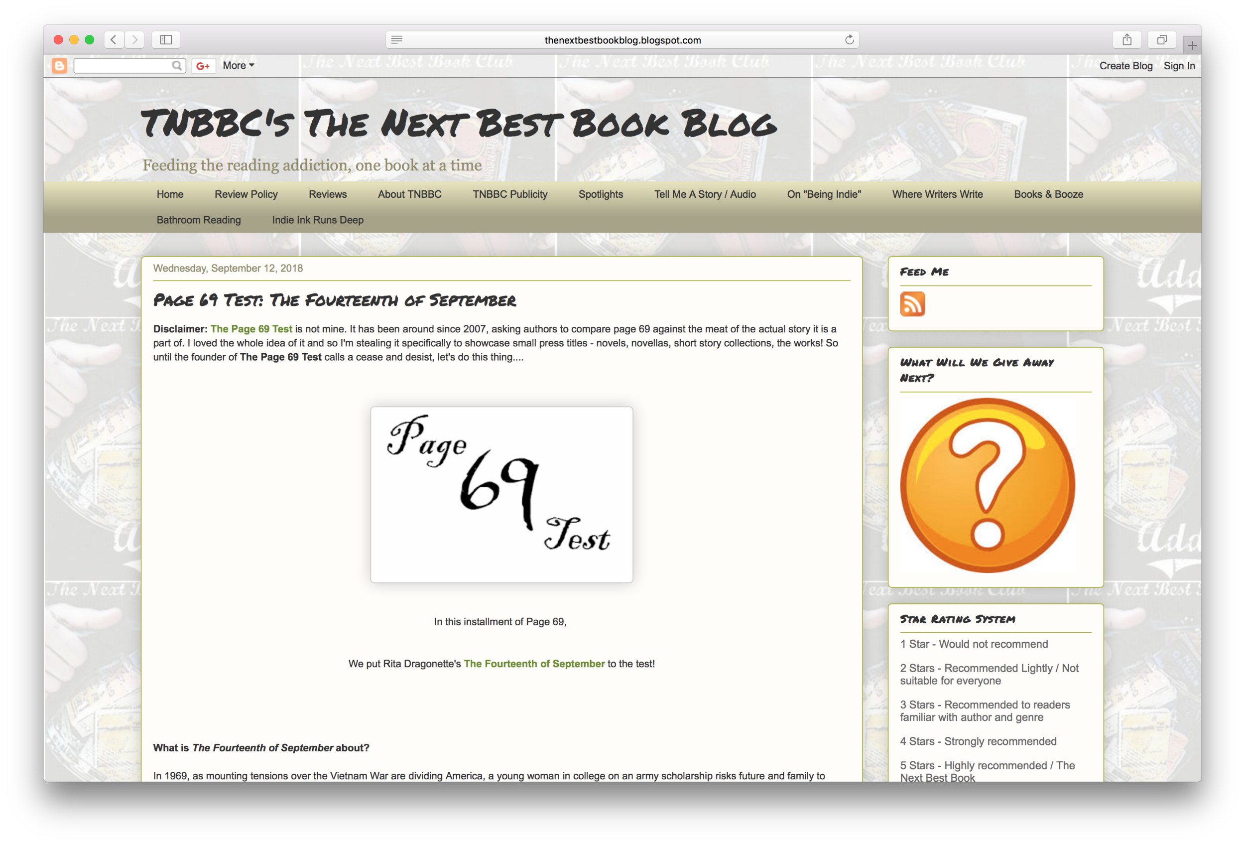 The Next Best Book Blog