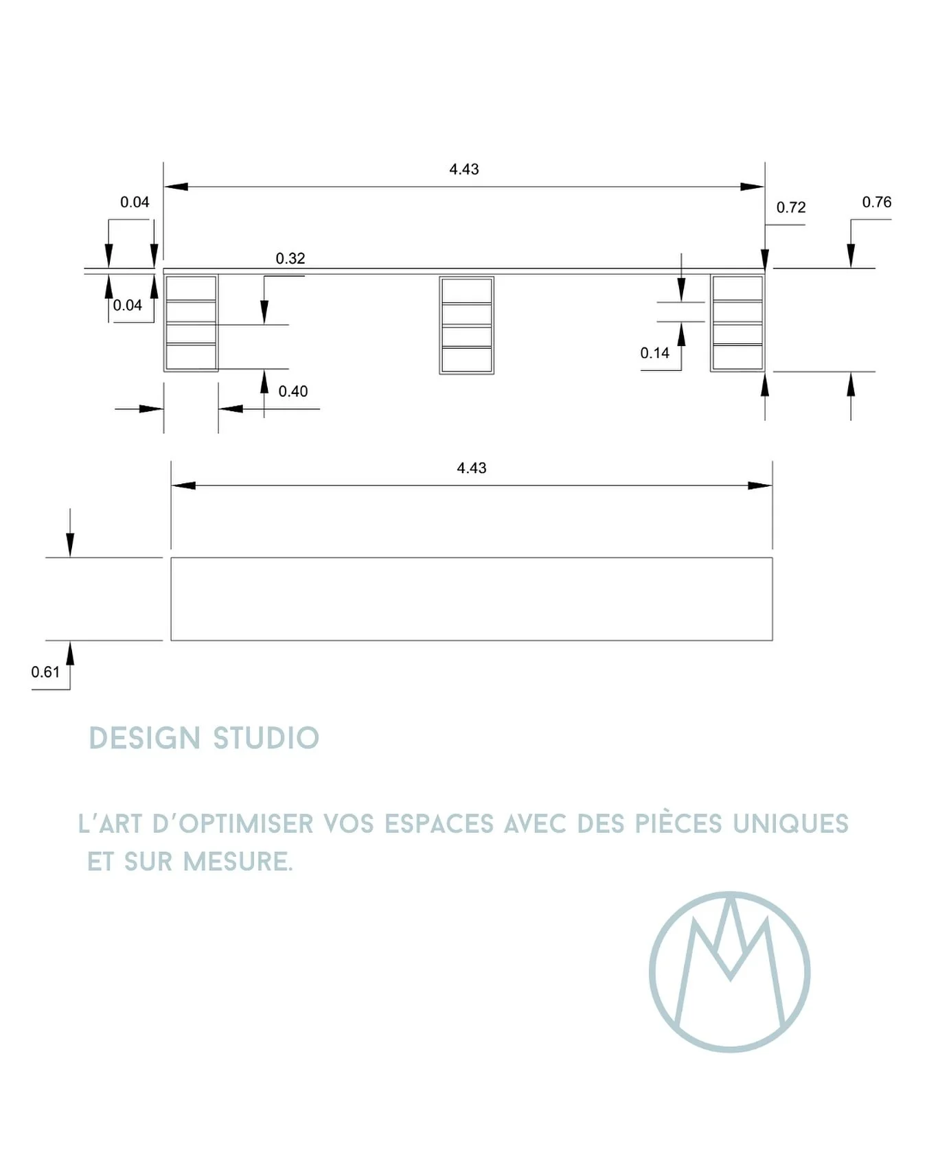 Design Studio ⚡️

Je transforme votre espace gr&acirc;ce &agrave; une cr&eacute;ation personnalis&eacute;e qui conjugue design et praticit&eacute;. 

Conception d&rsquo;un bureau de 4m43cm &hellip; 📐📐

#conception
#designstudio 
#surmesure
#archite
