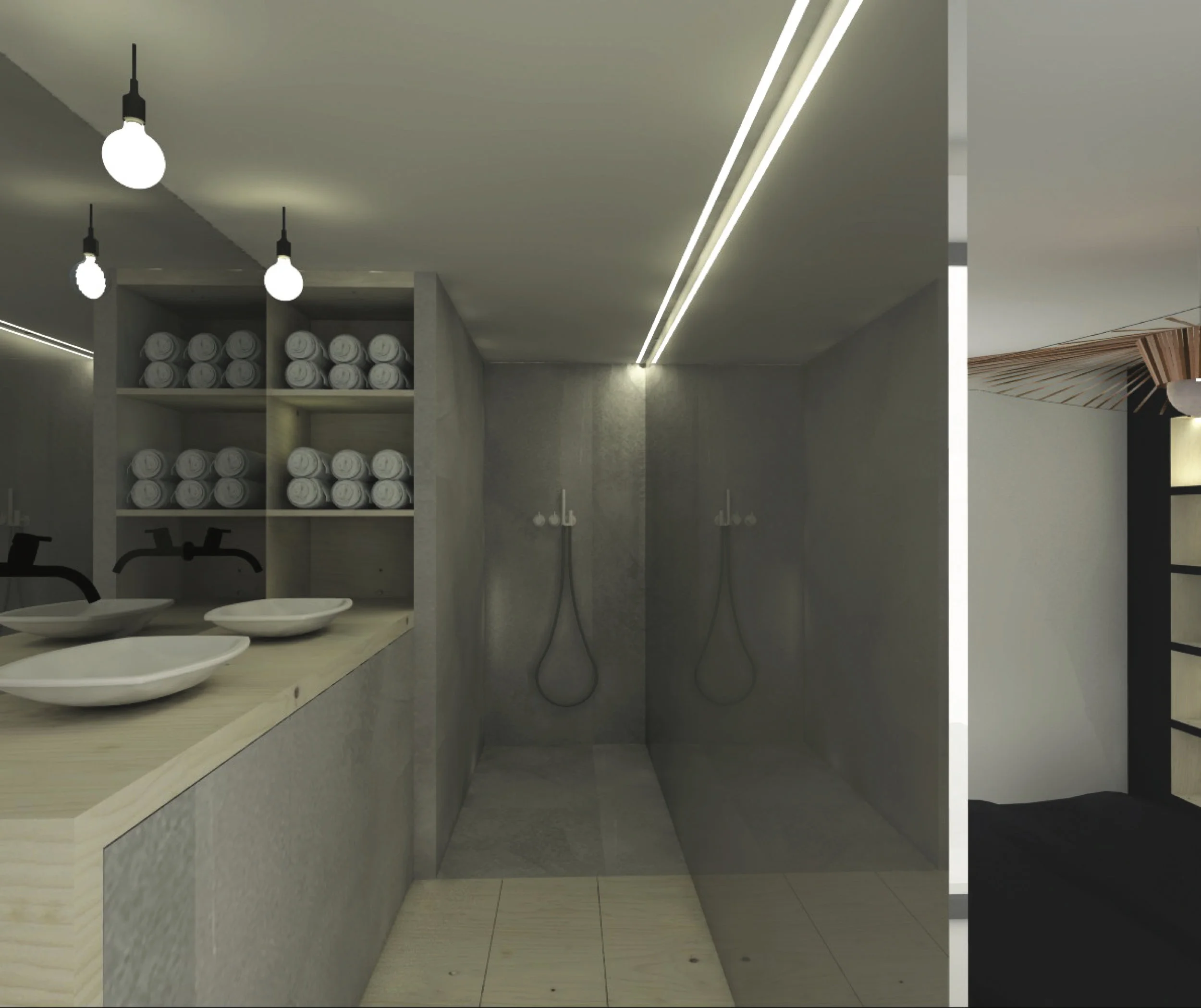 #vertigo#poolseden#vola#mortex#indirectlicht#zwart#tapijt#doorkijkspiegelglas#muuto#casteelken