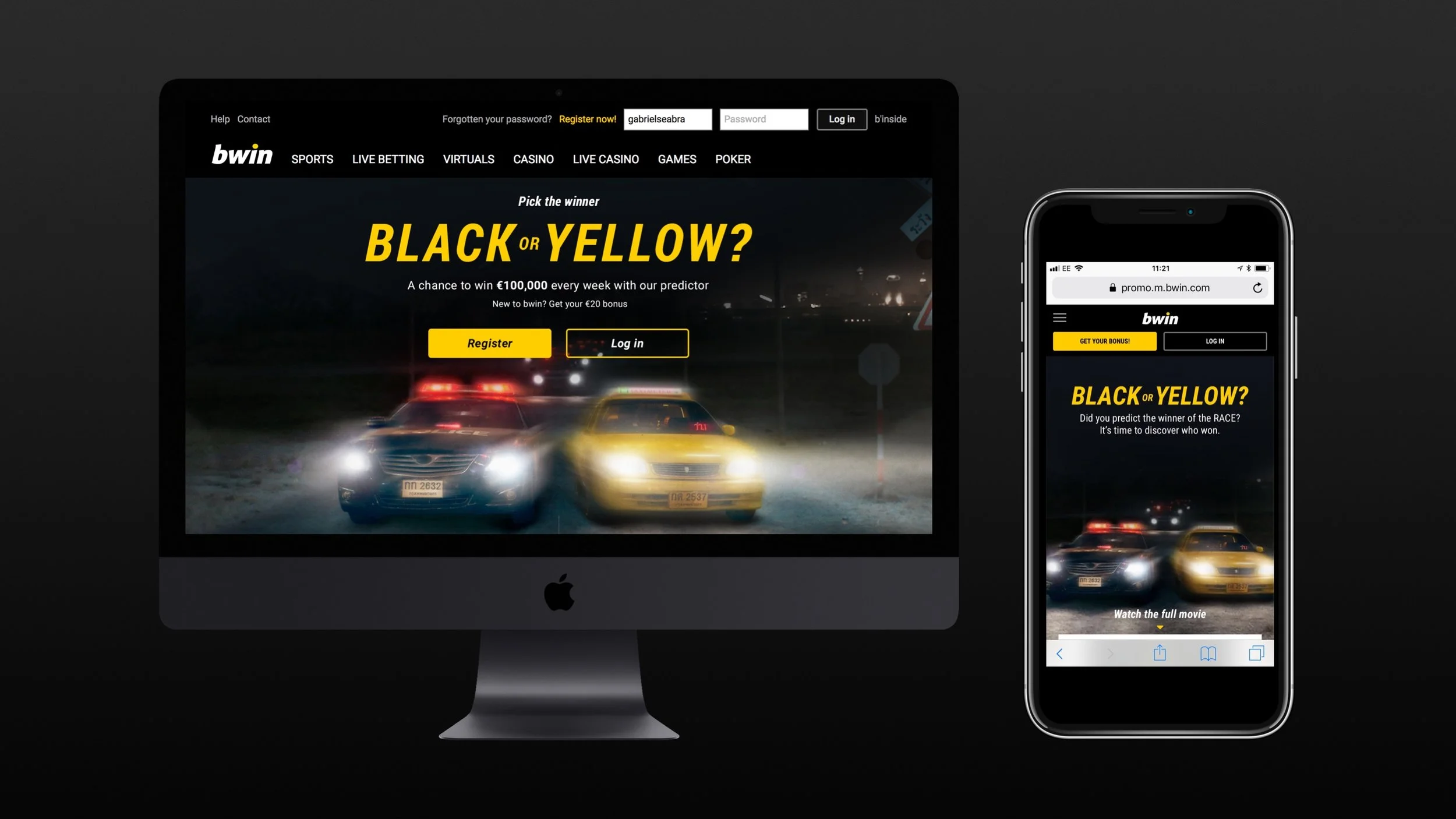 Online voting mechanic