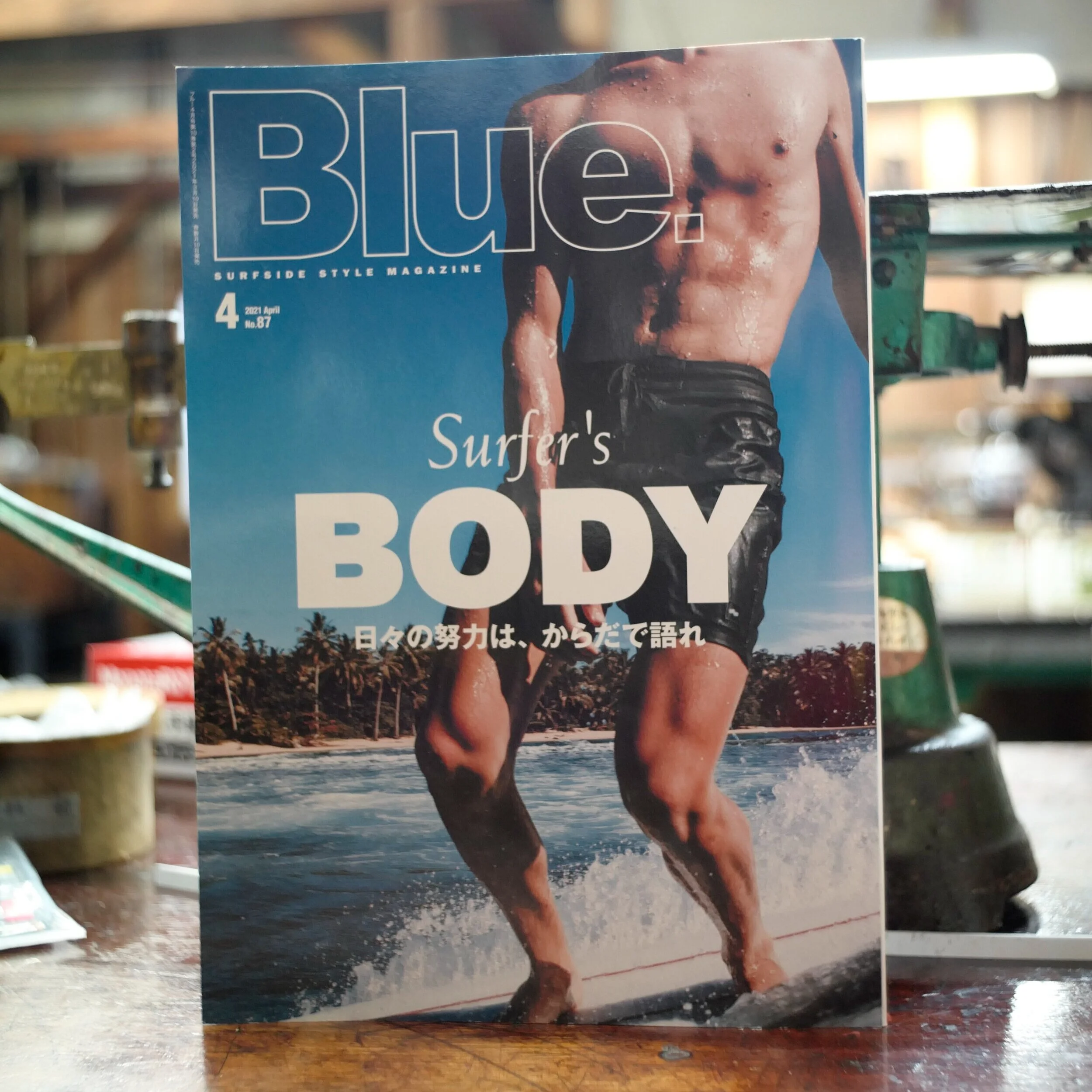 Blue.4月号に掲載して頂きました。 