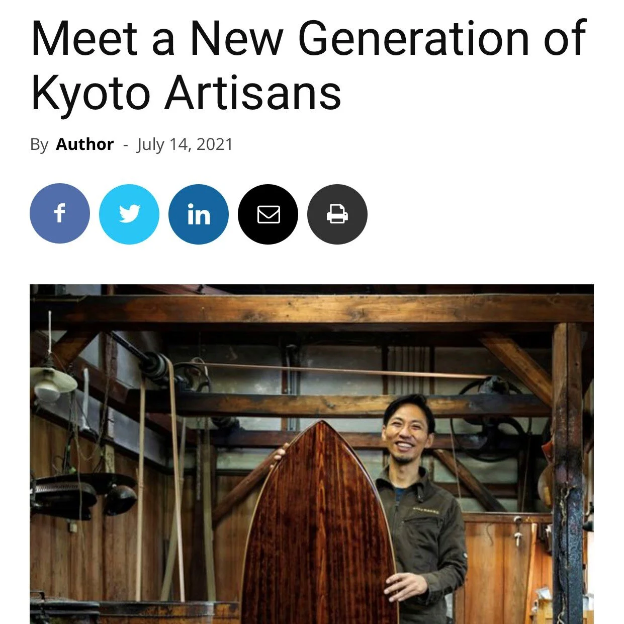 オーストラリアのメディアで記事掲載頂きました。