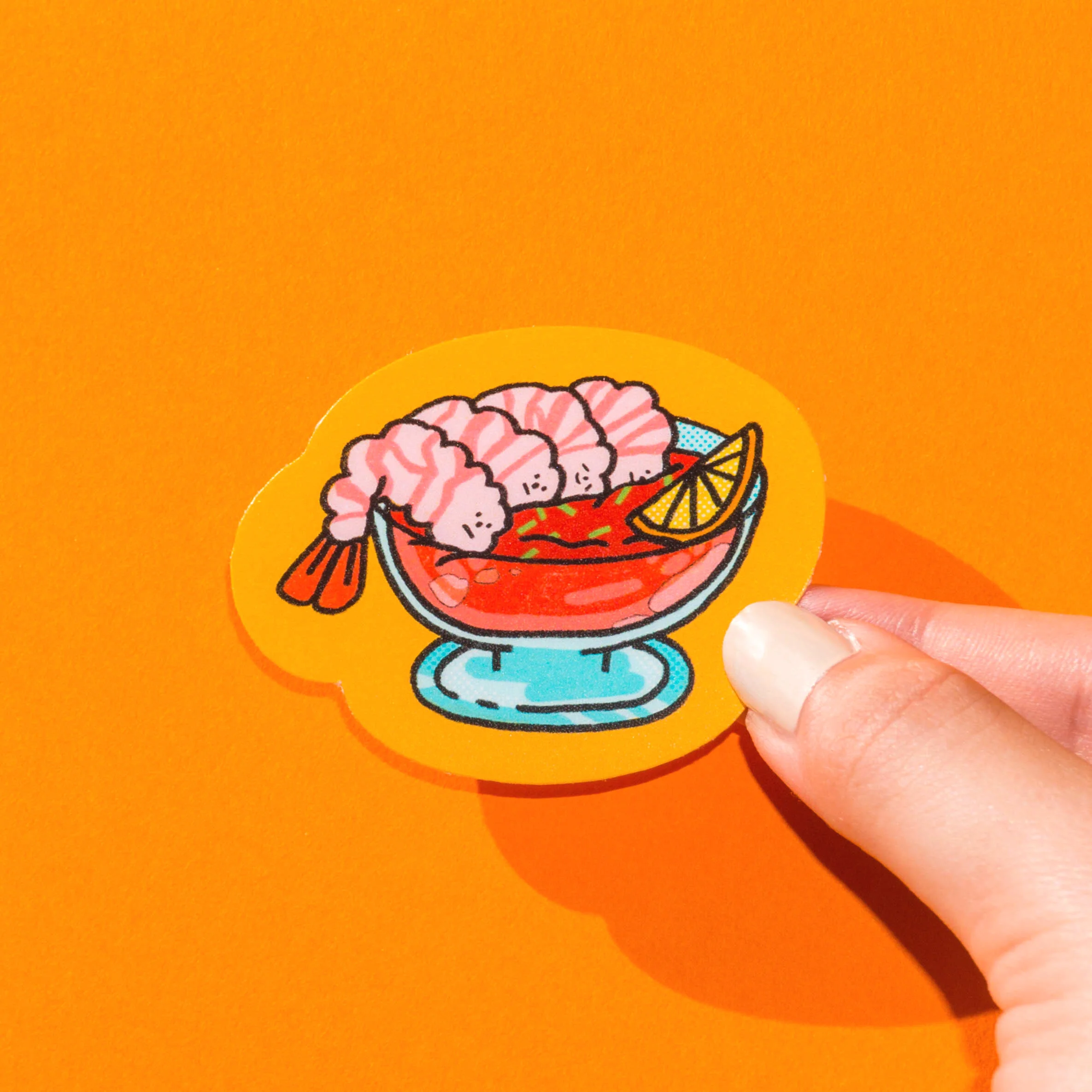 Shrimp Cocktail Sticker