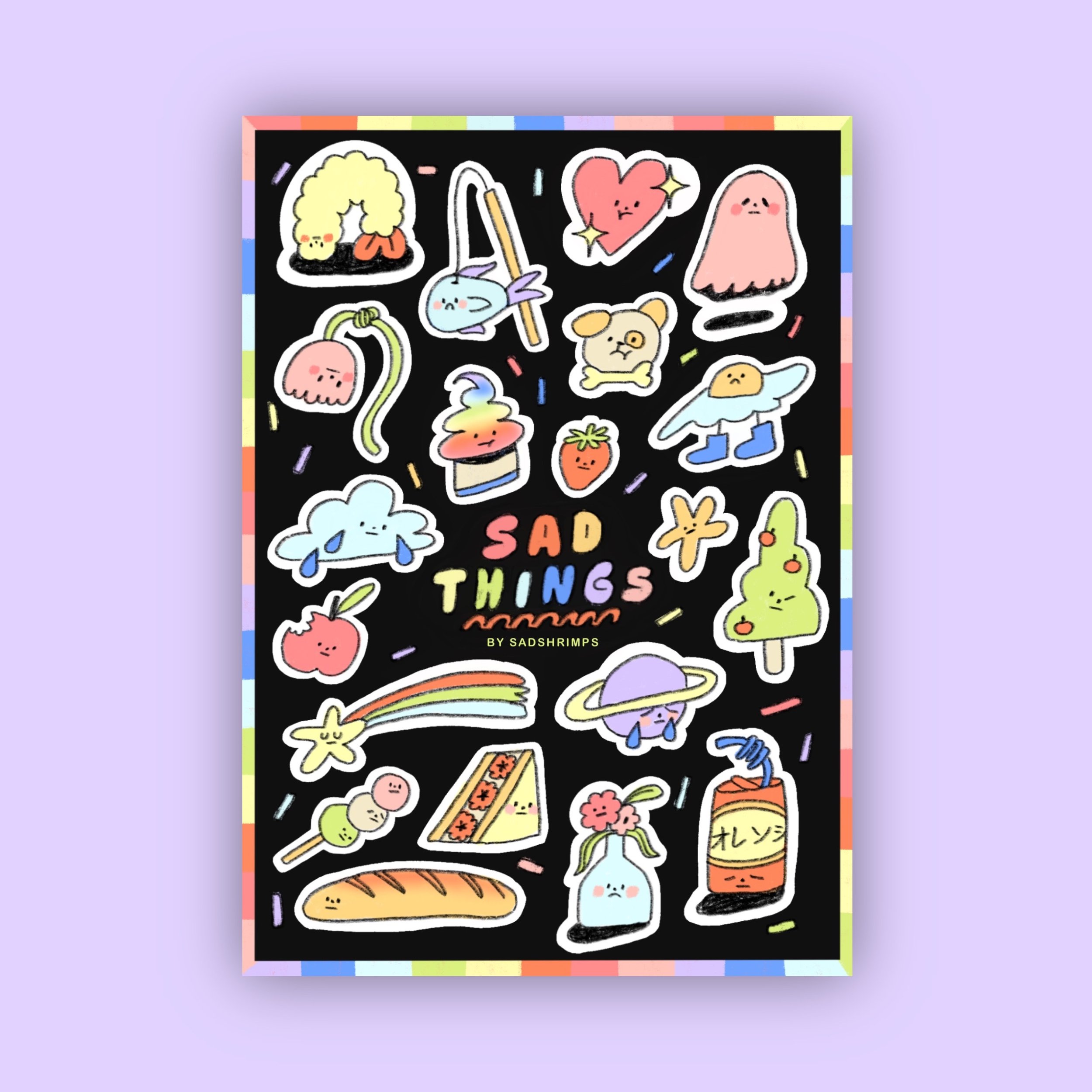 Sad Things Sticker Sheet
