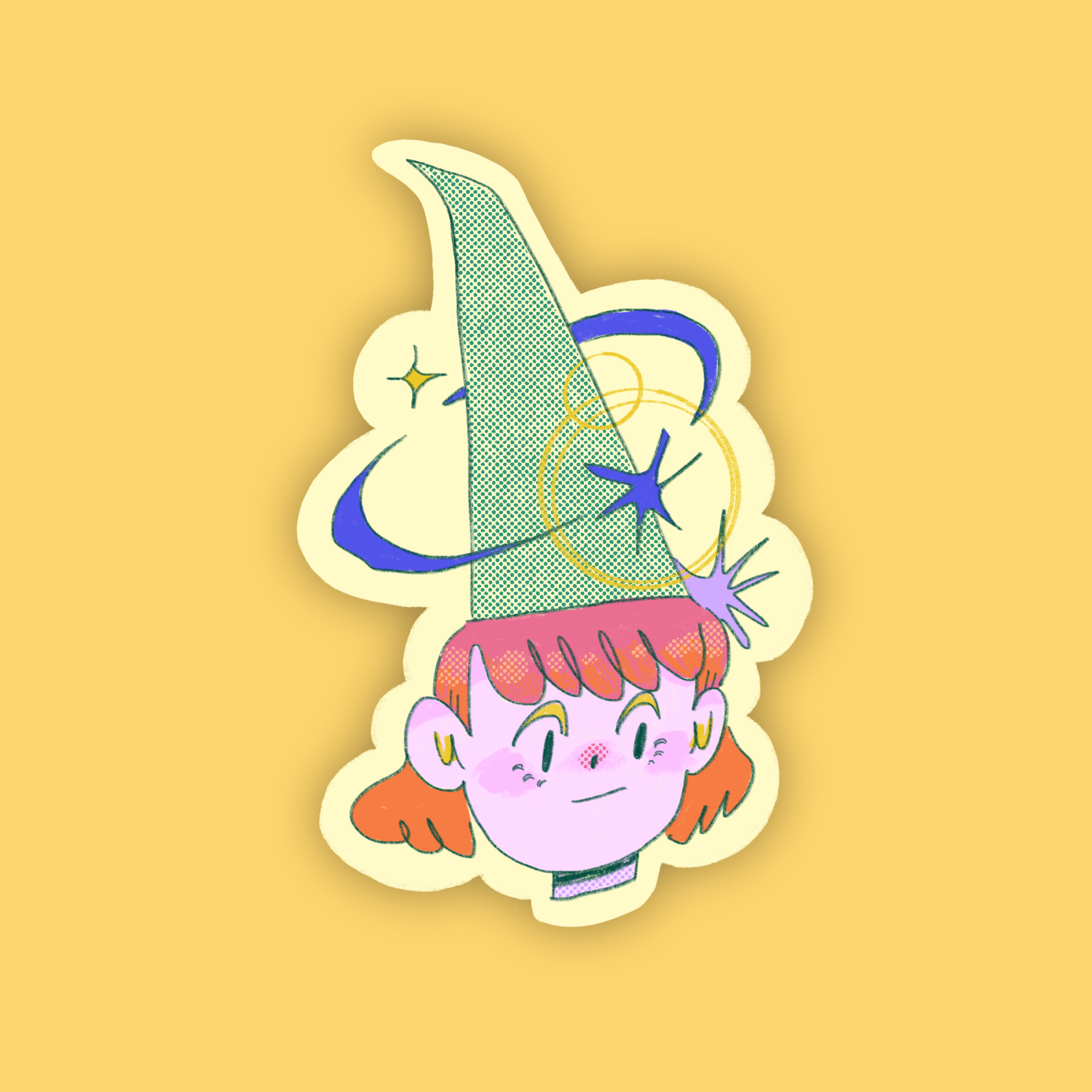 Curious Elf Sticker