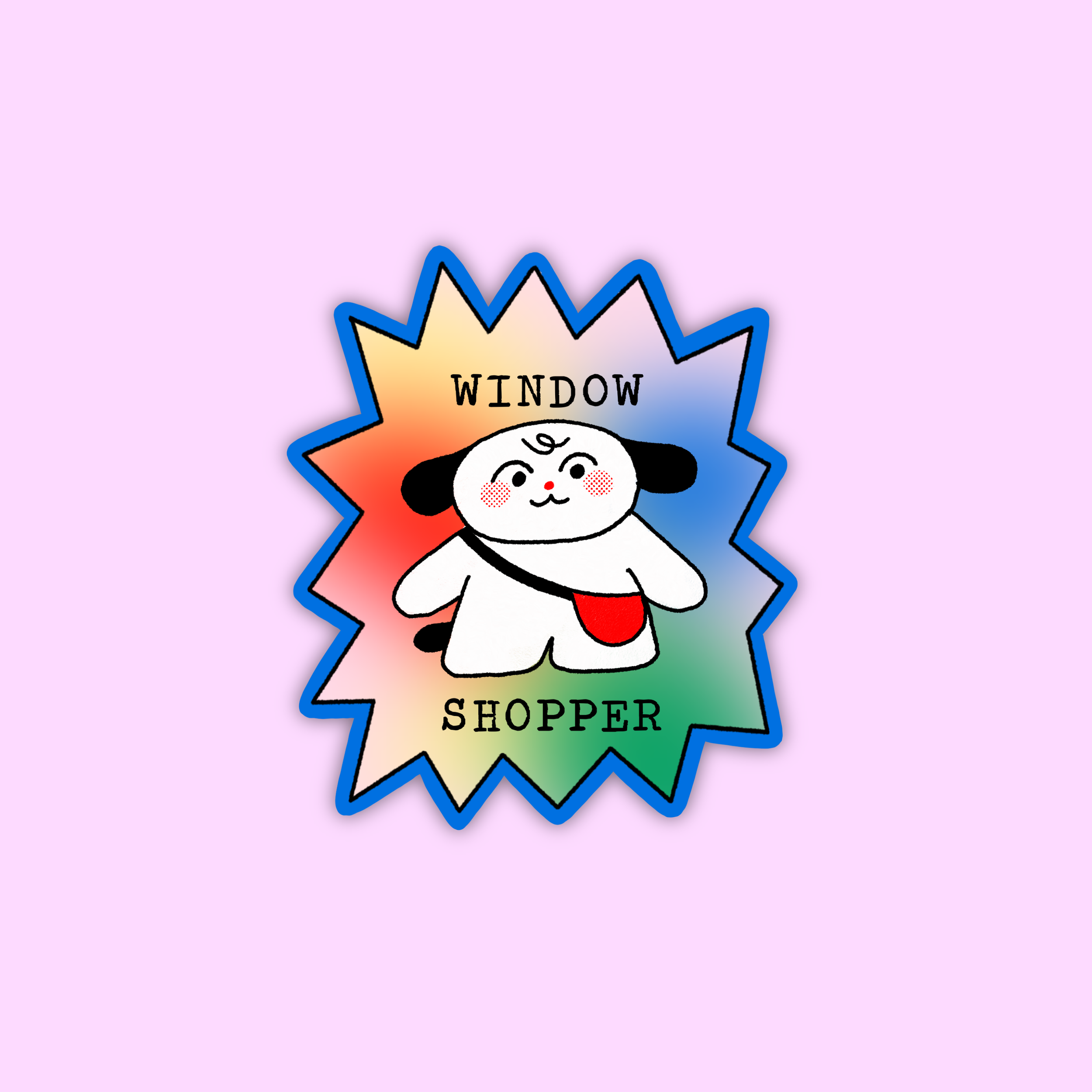 Window Shopper Sticker