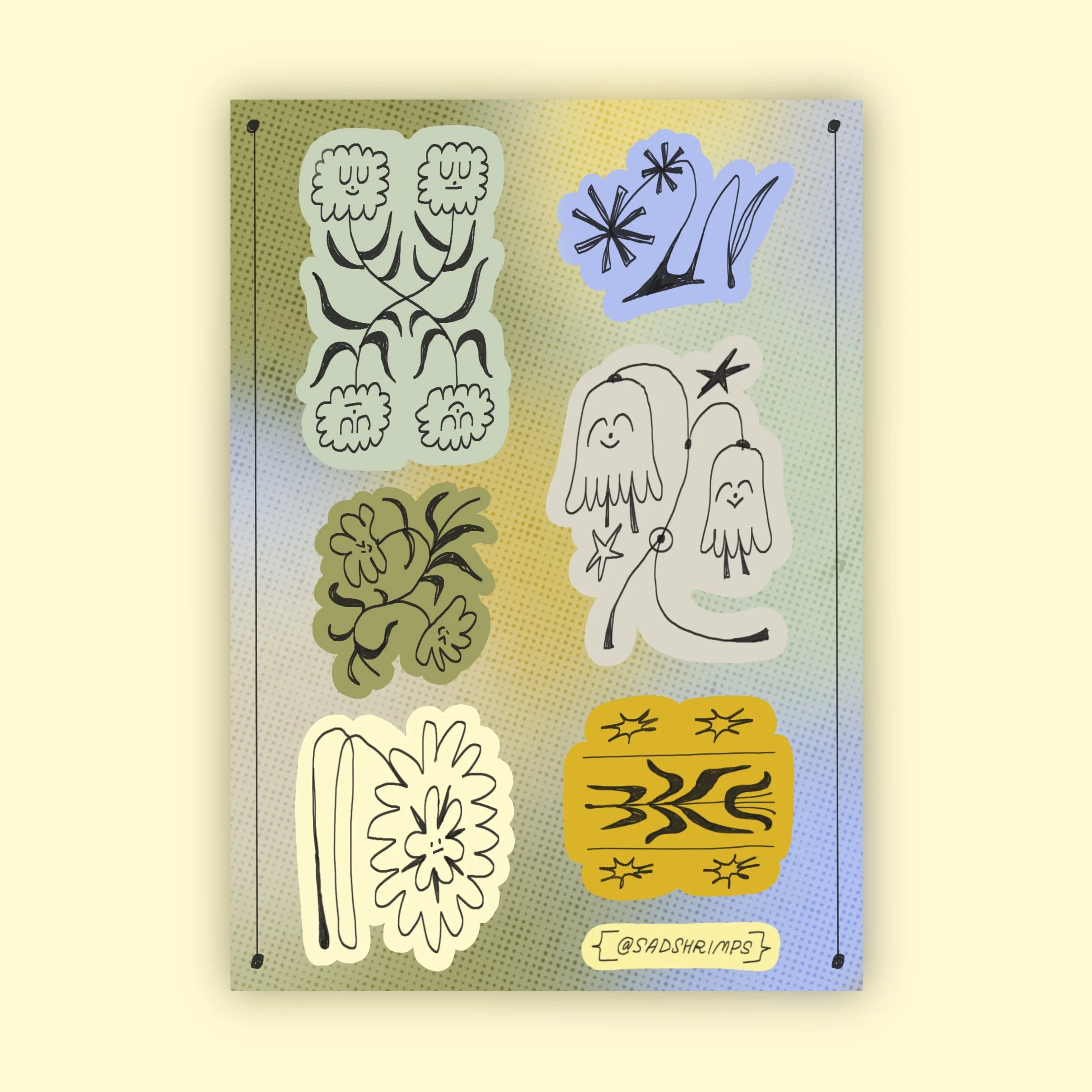 Florals For Spring Sticker Sheet