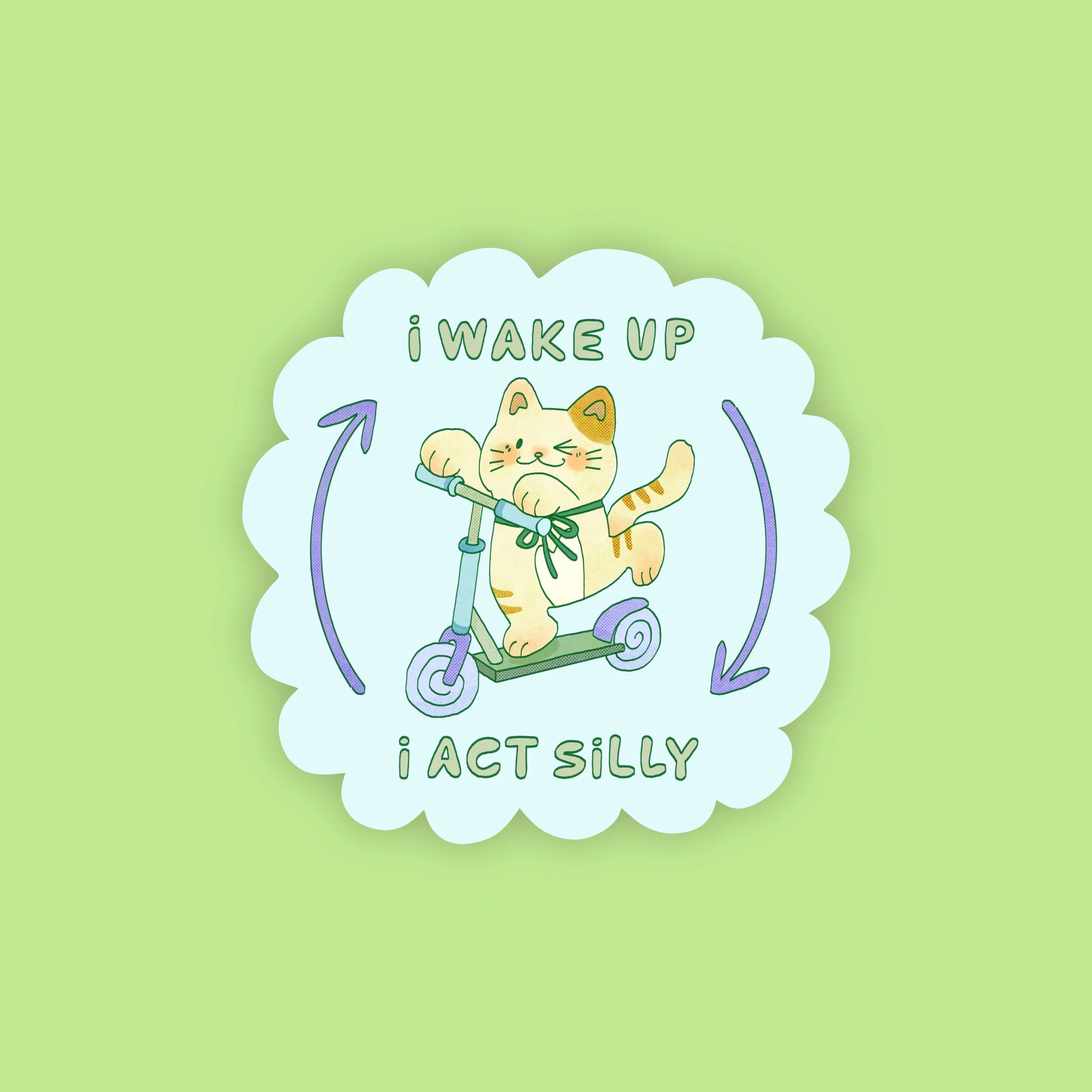 Acting Silly Sticker