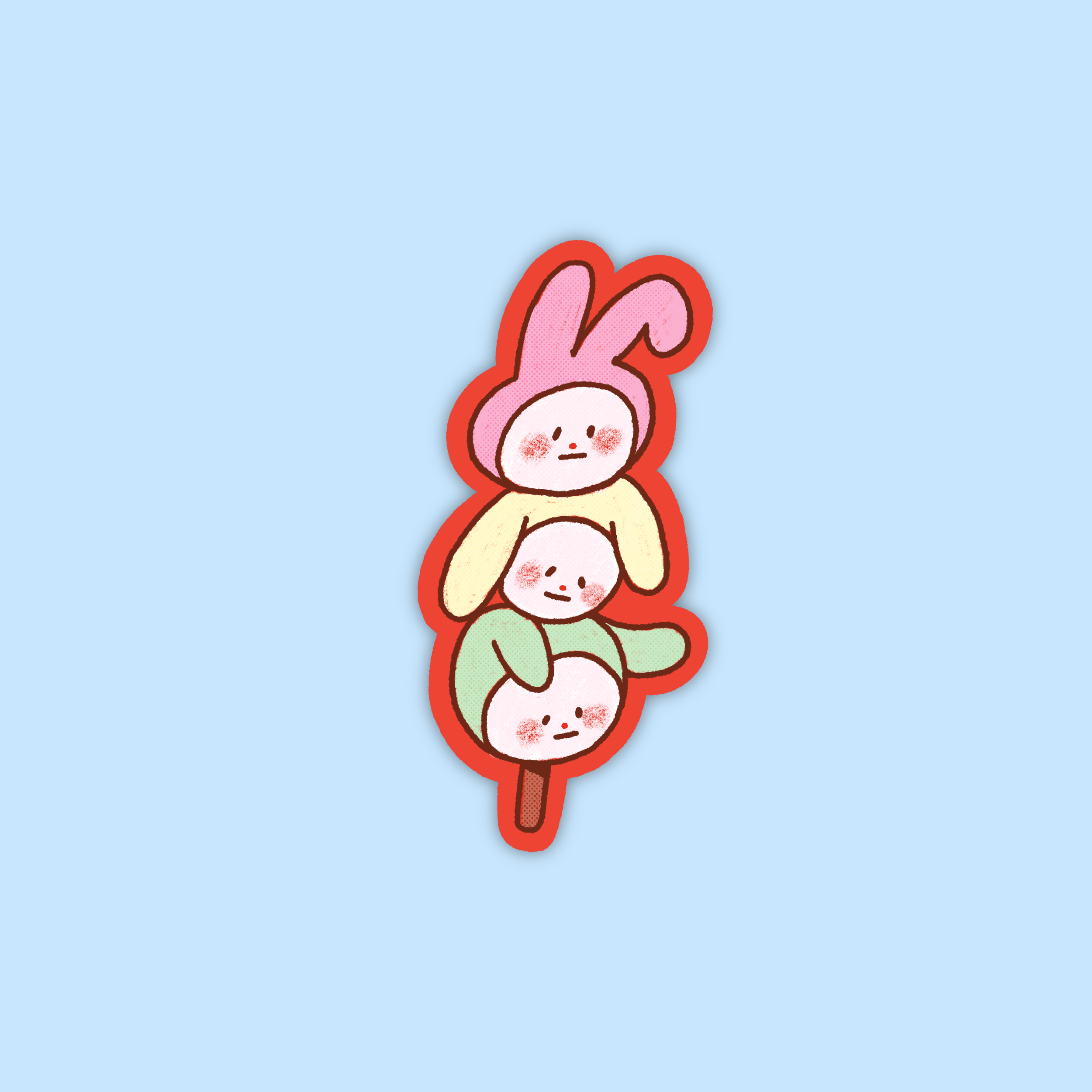 Rabbit Dango Sticker