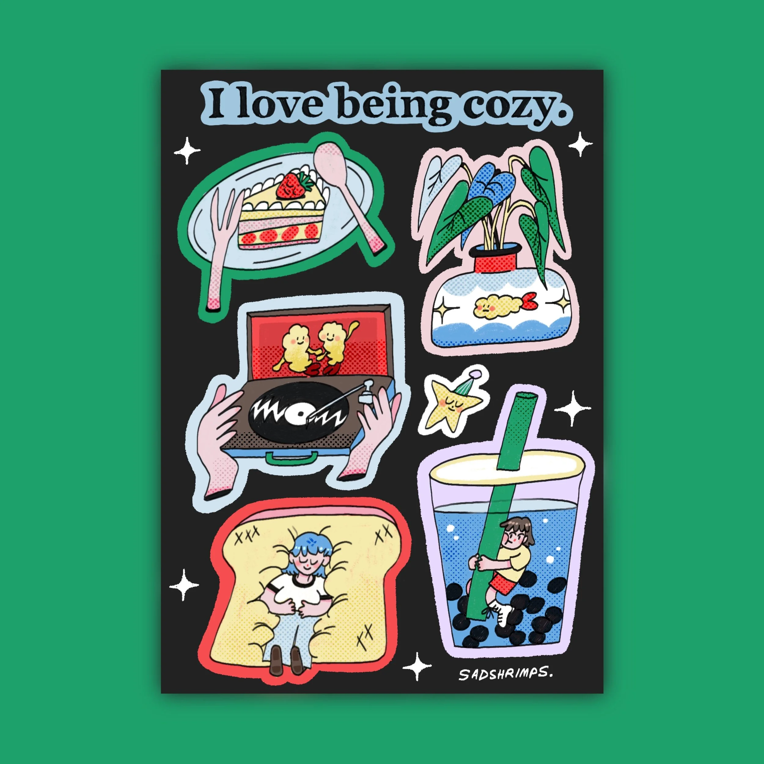 Cozy Sticker Sheet