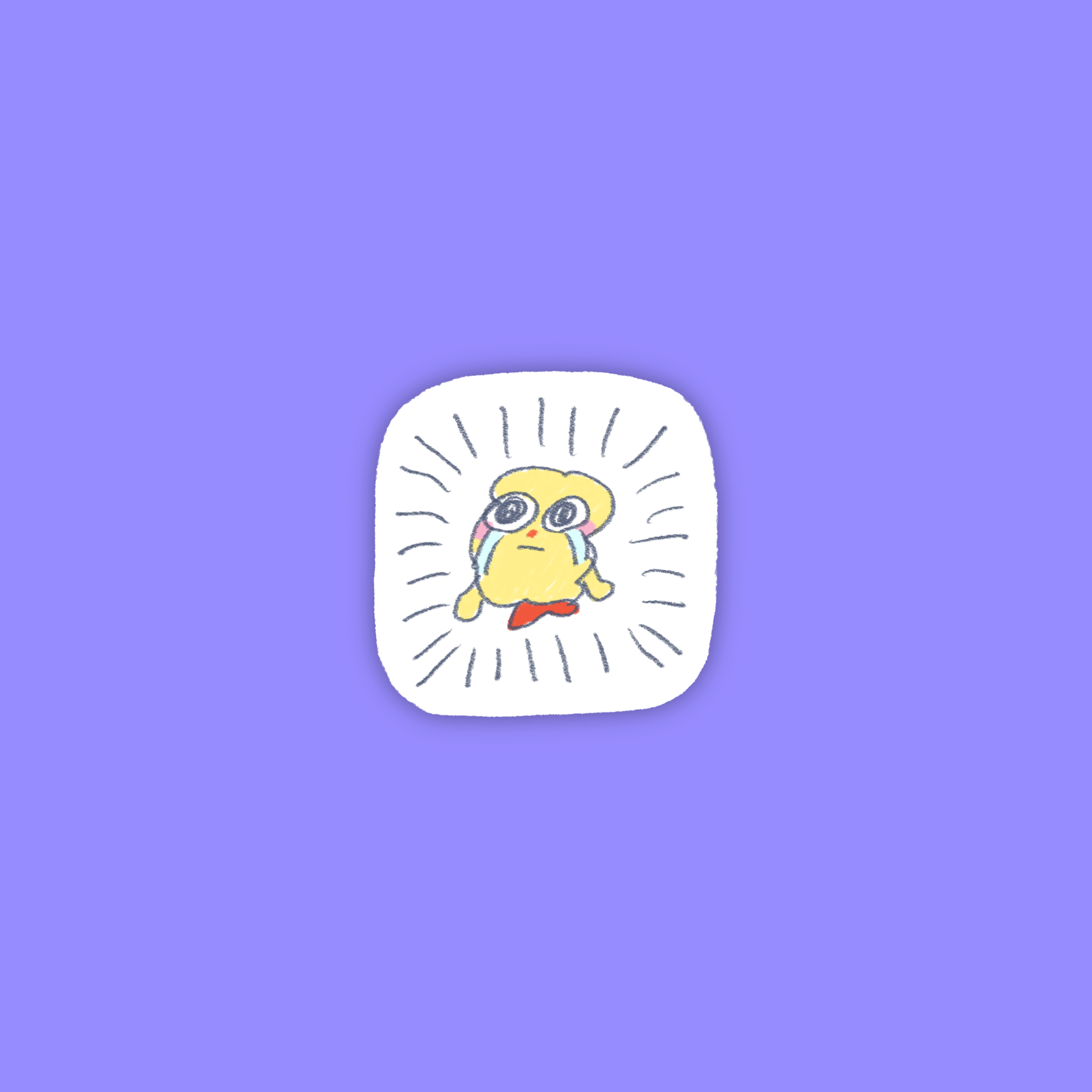 Overwhelmed Shrimp Sticker