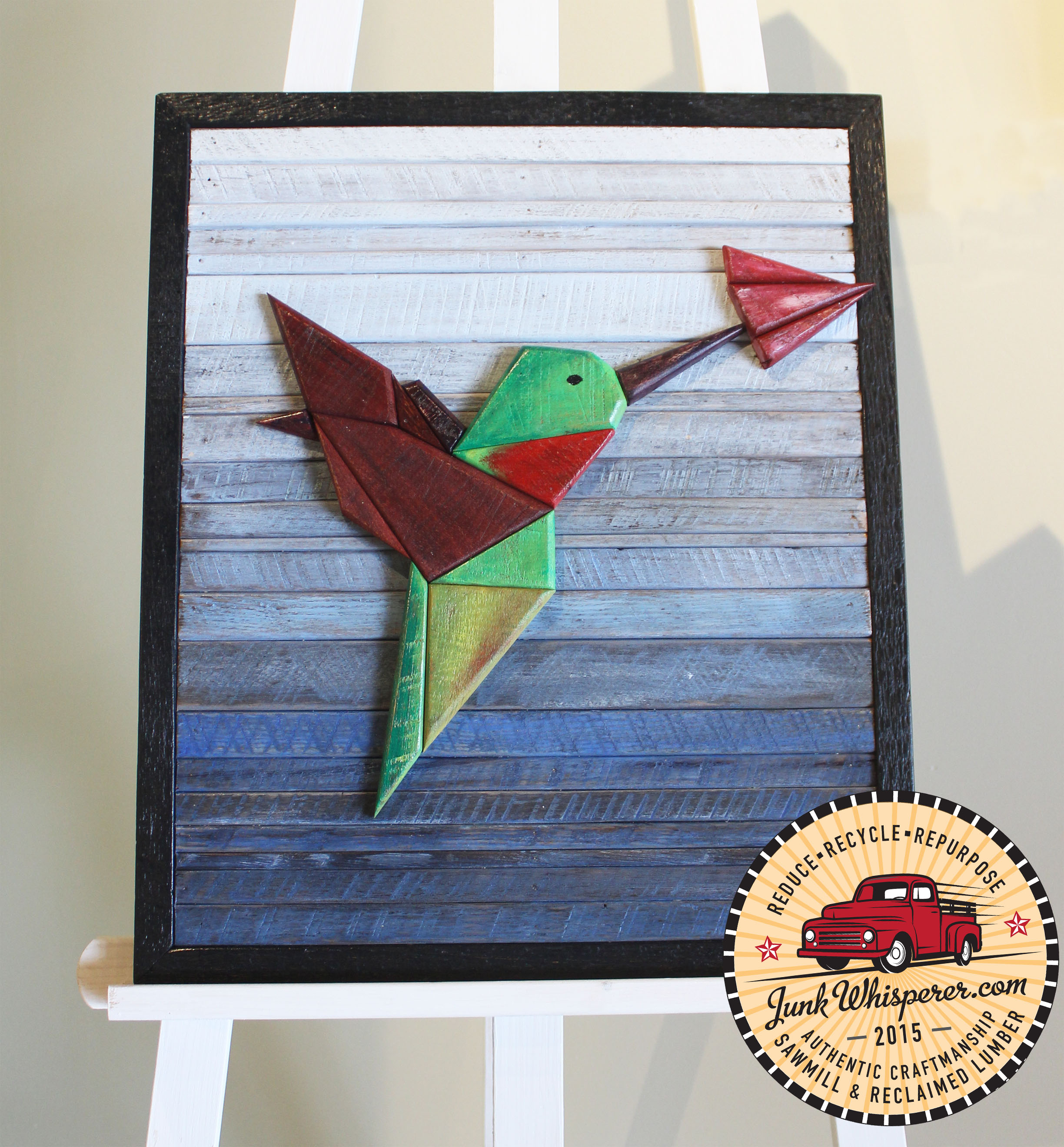 Reclaimed Wood Wall Art Junk Whisperer